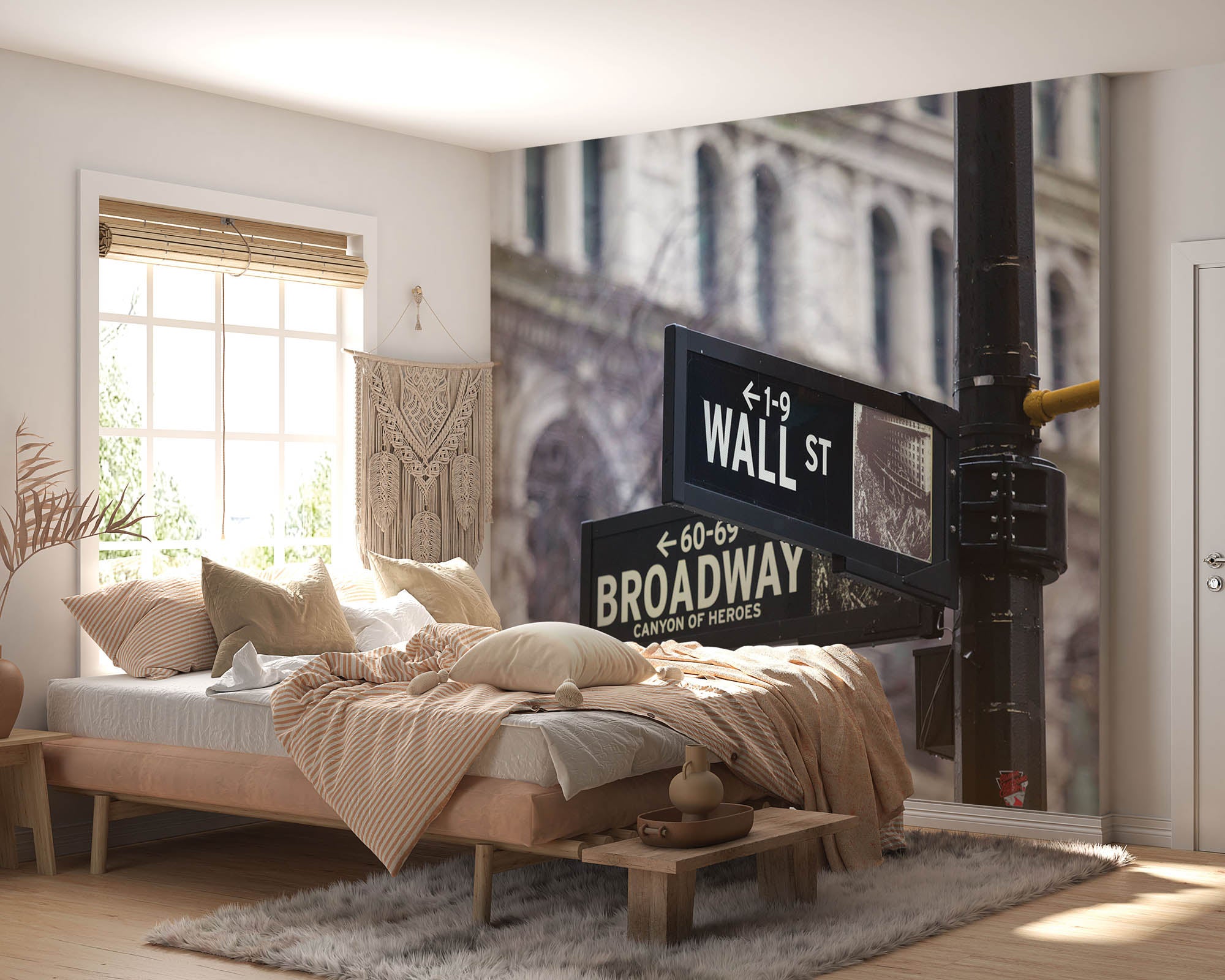 Straatbord New York City - LW00322 Fotobehang