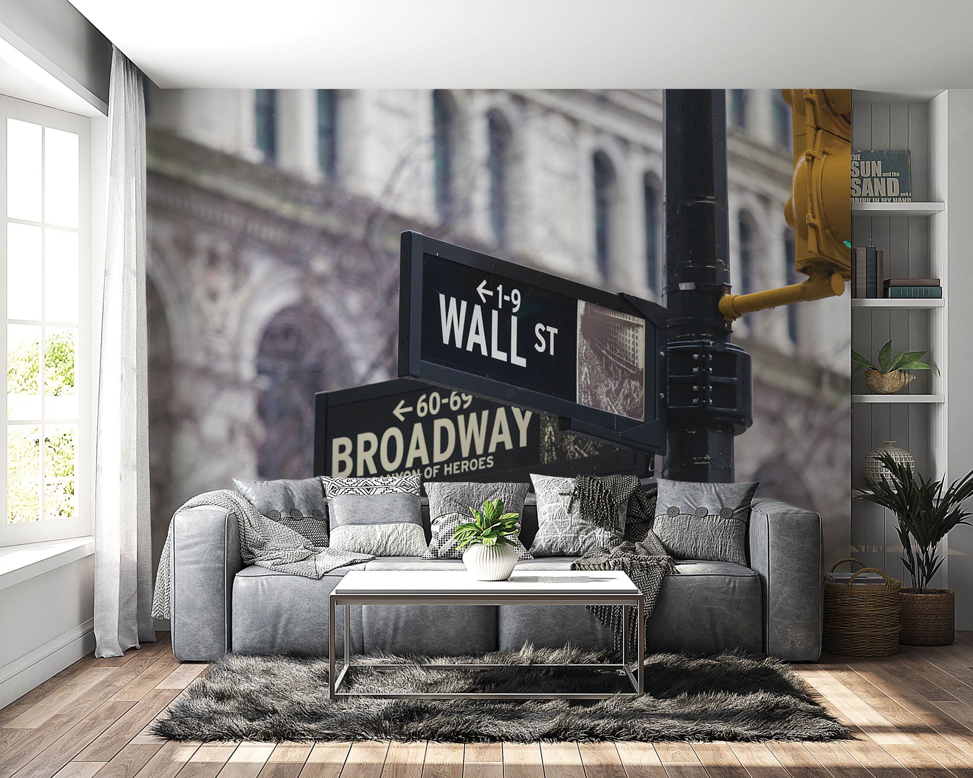 Straatbord New York City - LW00322 Fotobehang