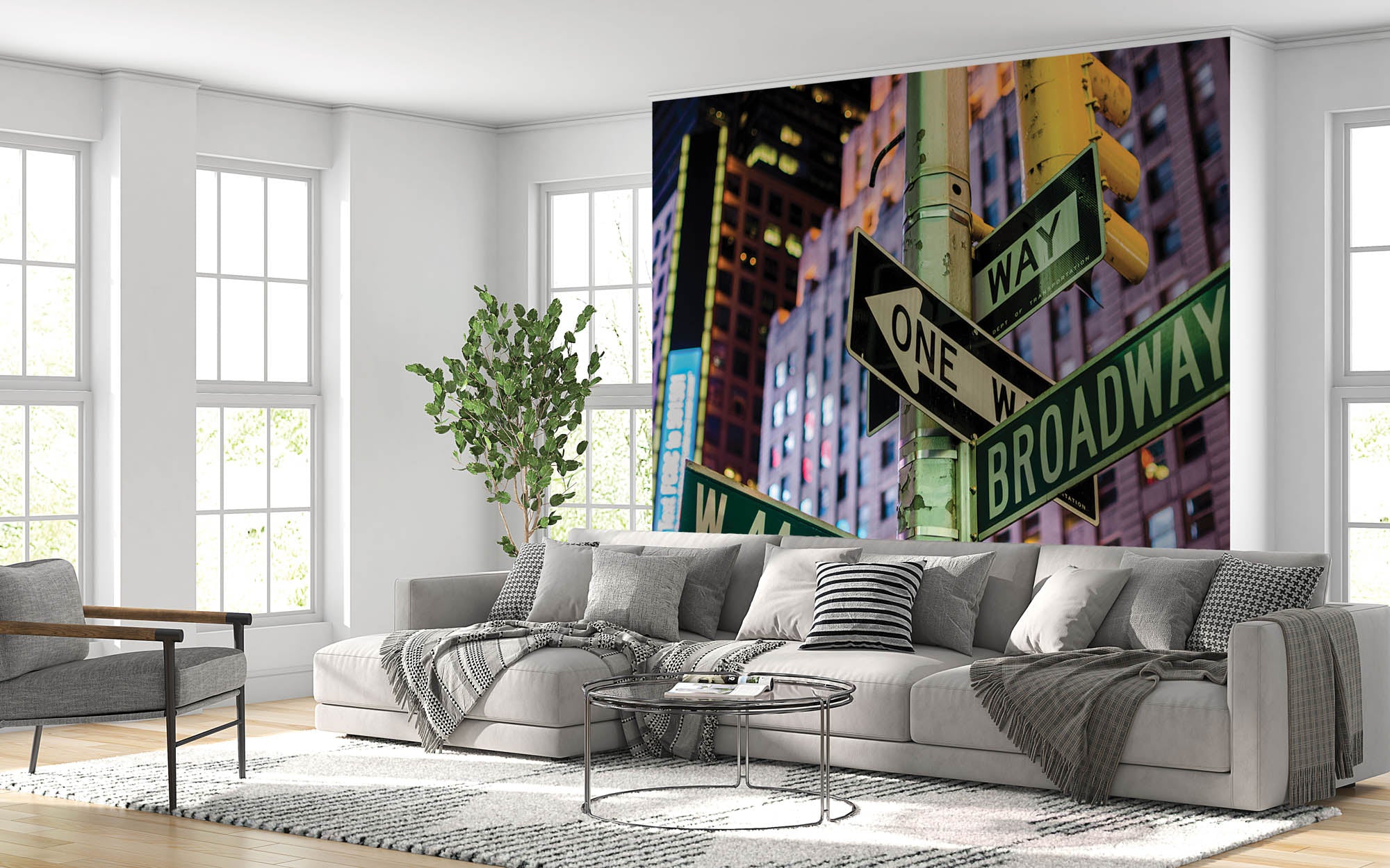 Straatnaamborden  New York City - LW00339 Fotobehang