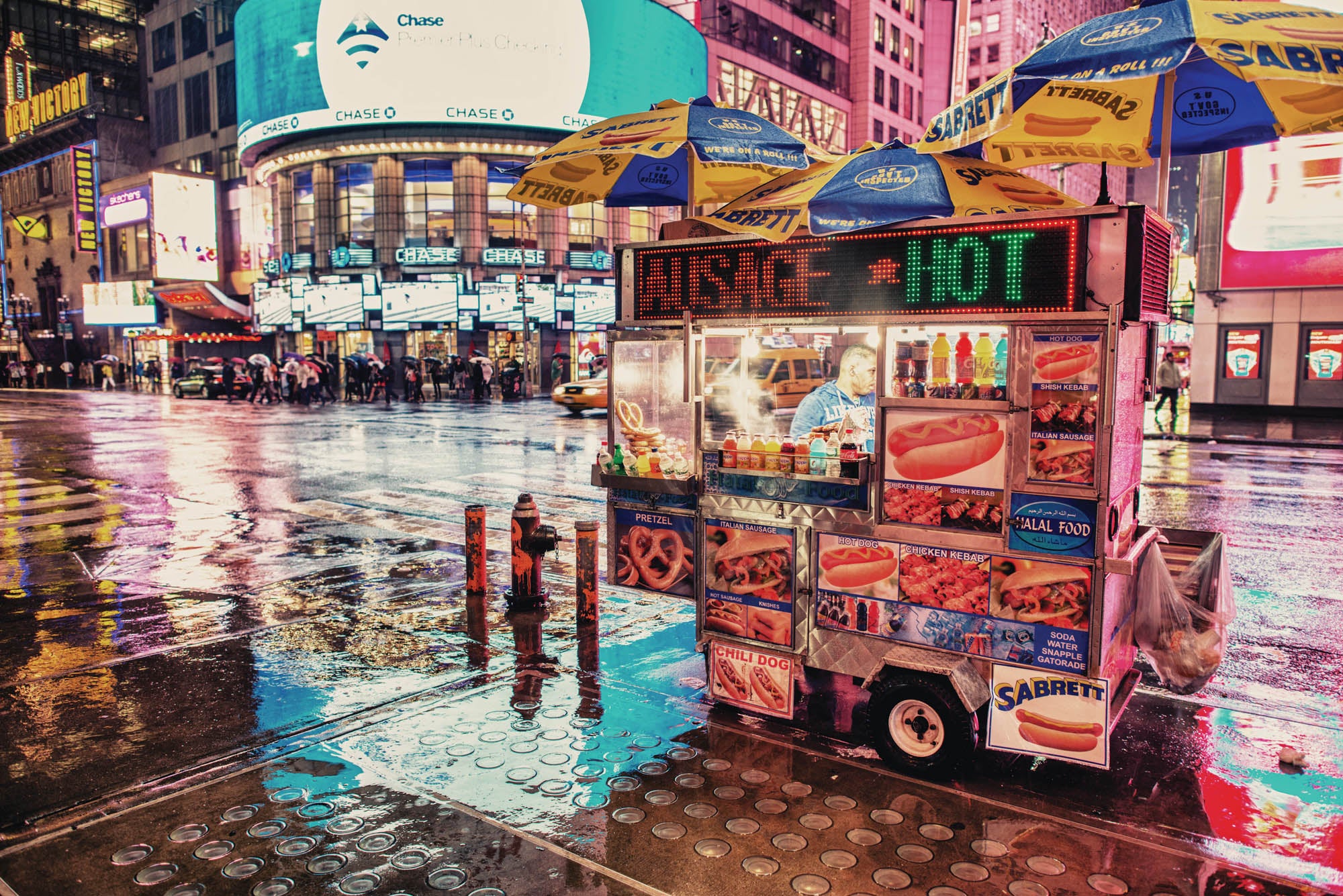 Straatverkoper New York City - LW00314 Fotobehang