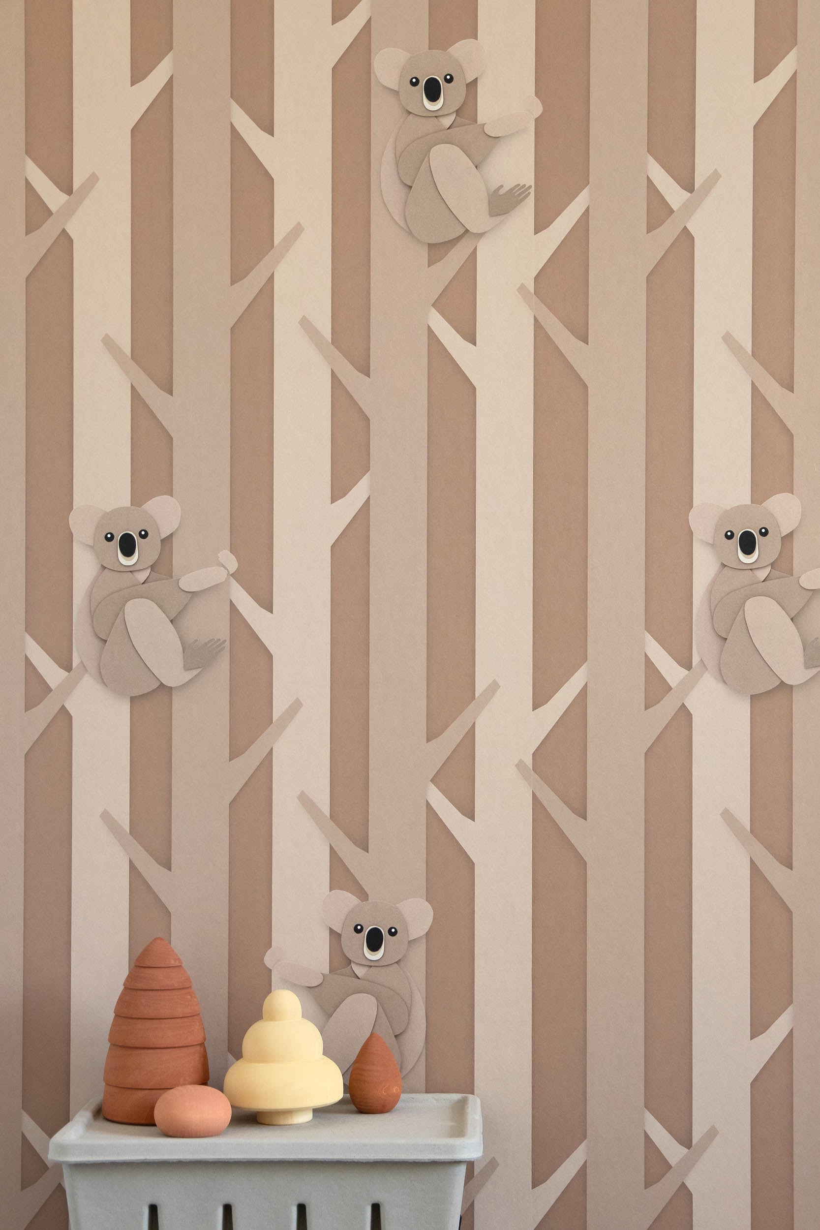 Studio Ditte Koala Nougat Behang