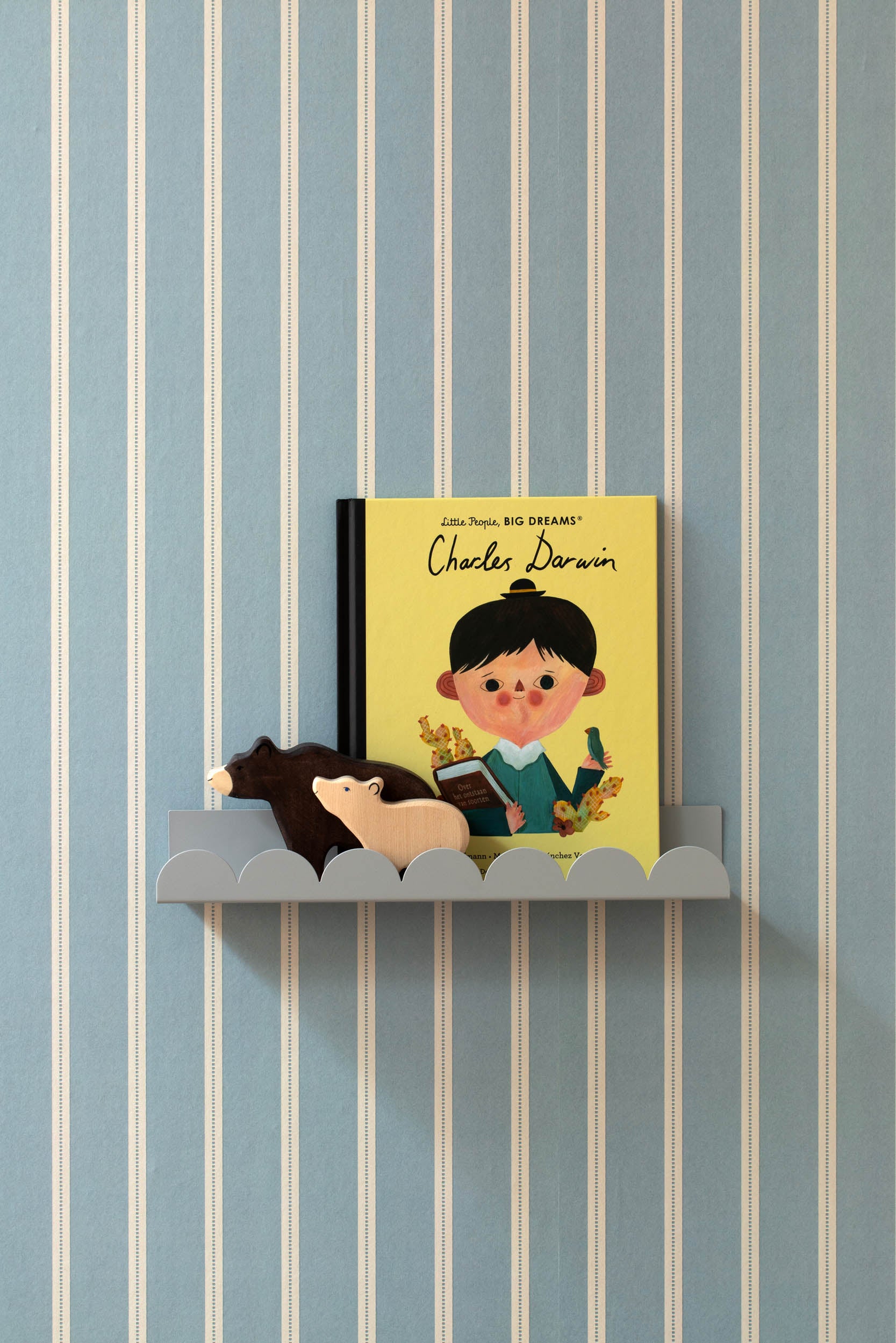 Studio Ditte Lintjes Steenblauw Behang