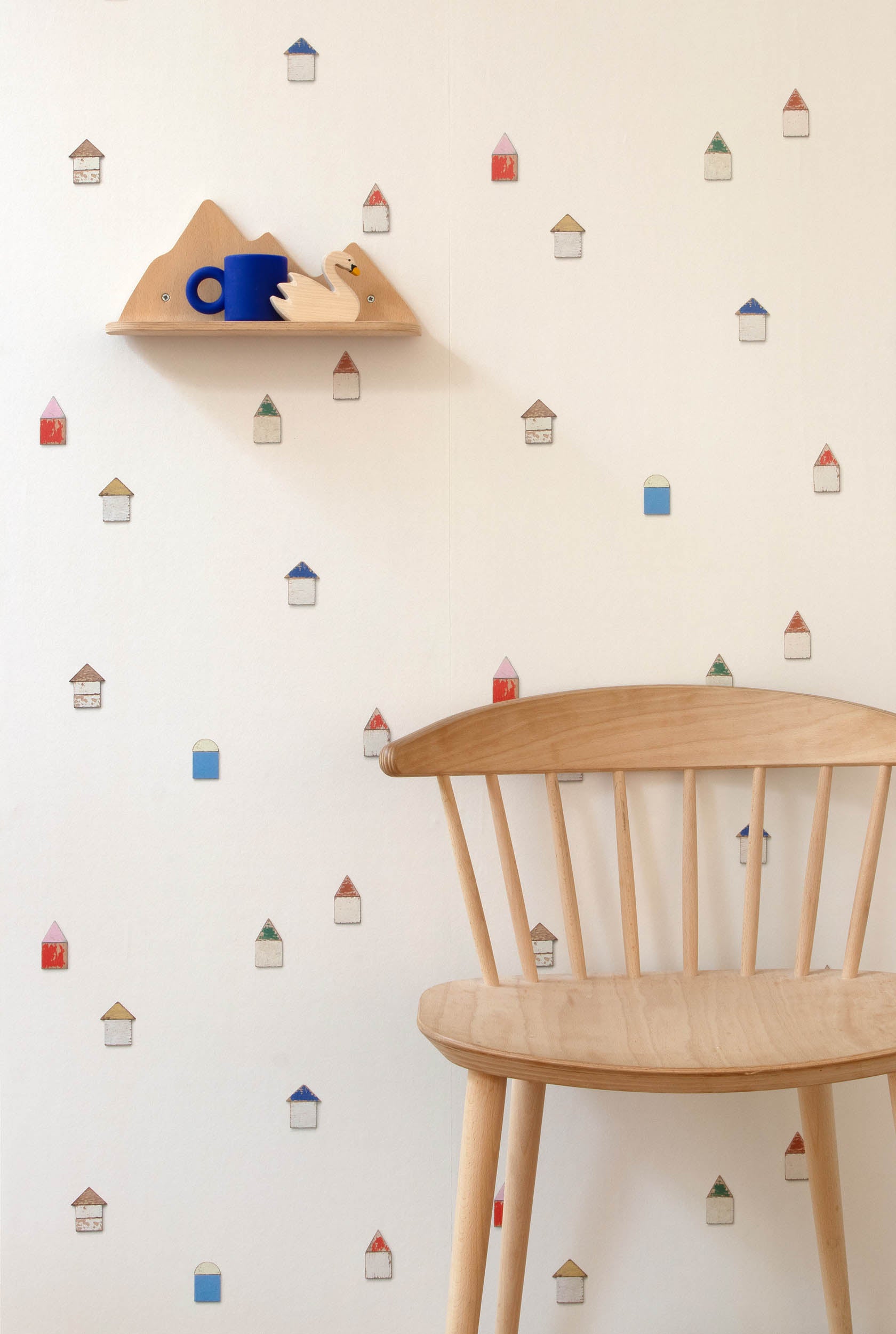 Studio Ditte Strandhuisjes Multi Behang