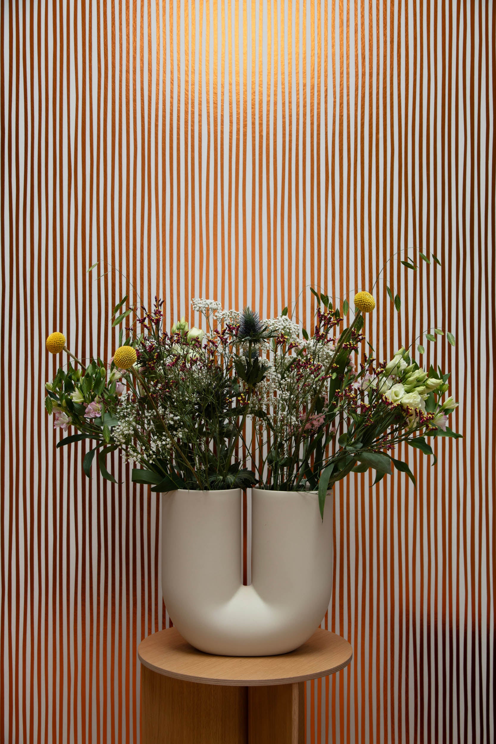 Studio Ditte Strepen Koper Behang