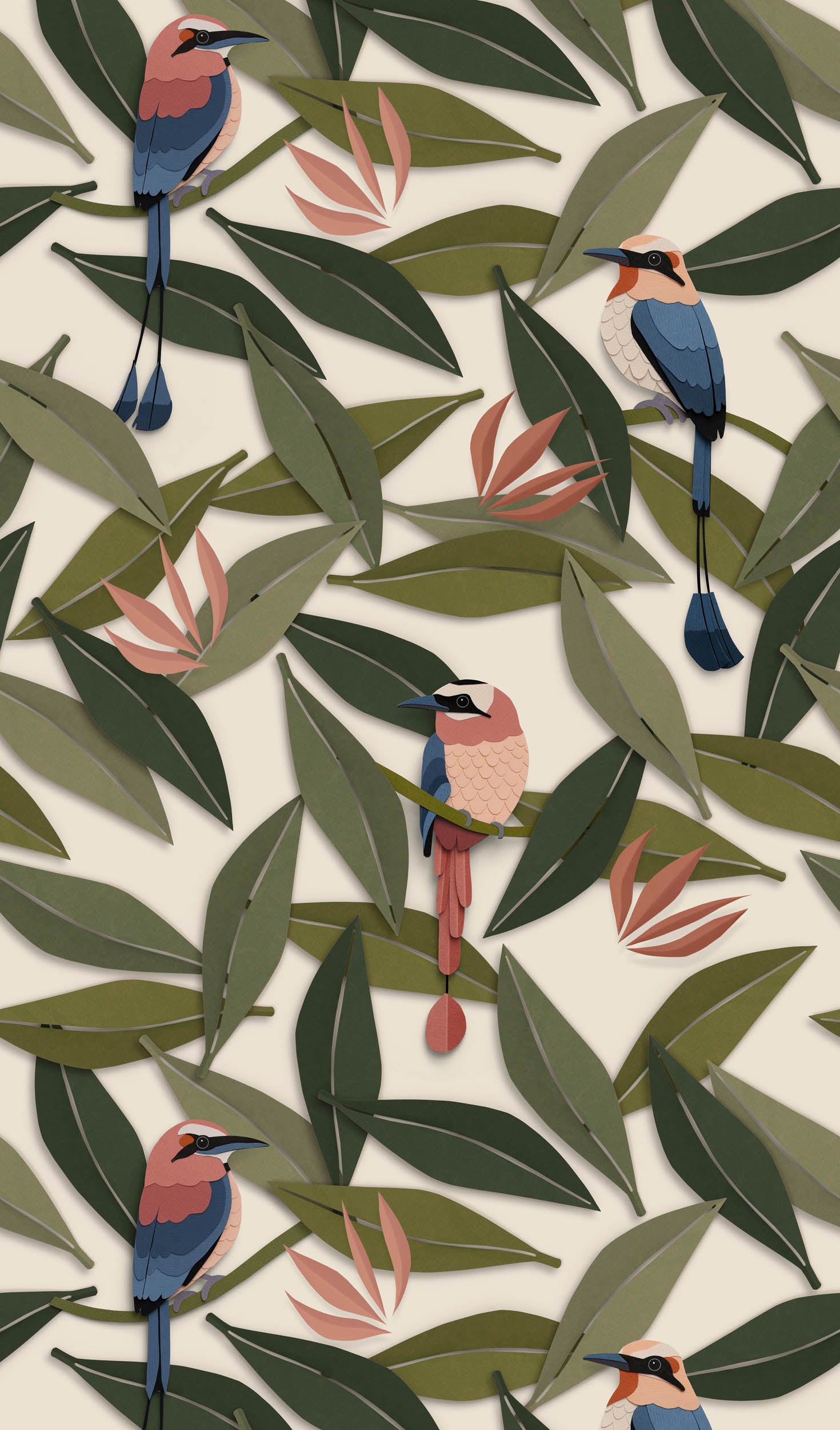 Studio Ditte Vogel Crème Behang