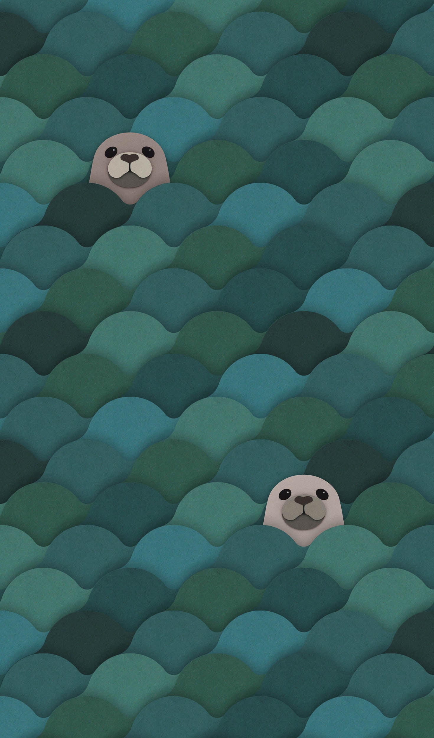 Studio Ditte Zeehonden Behang