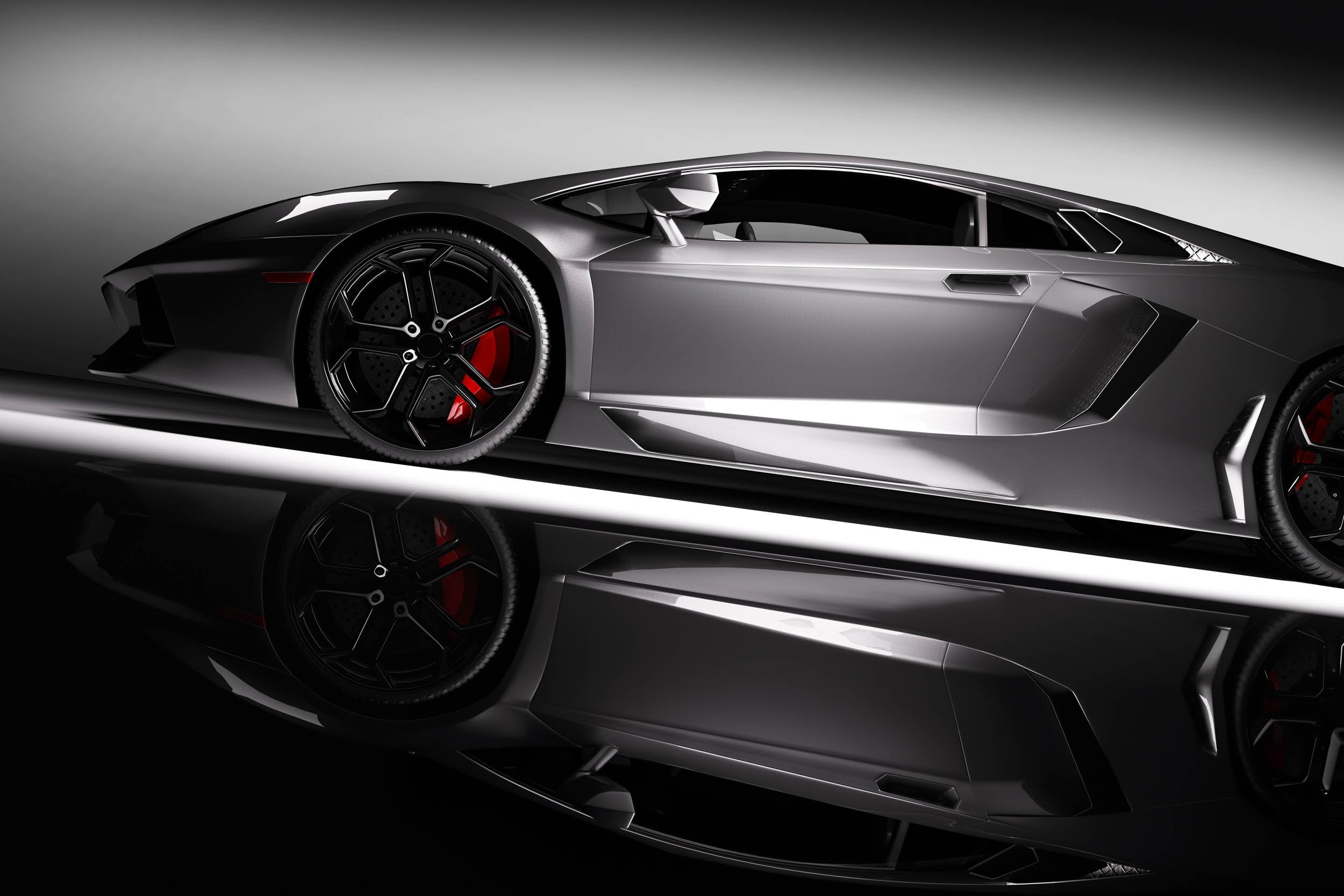 Supercar in Studio Reflectie - LW00781