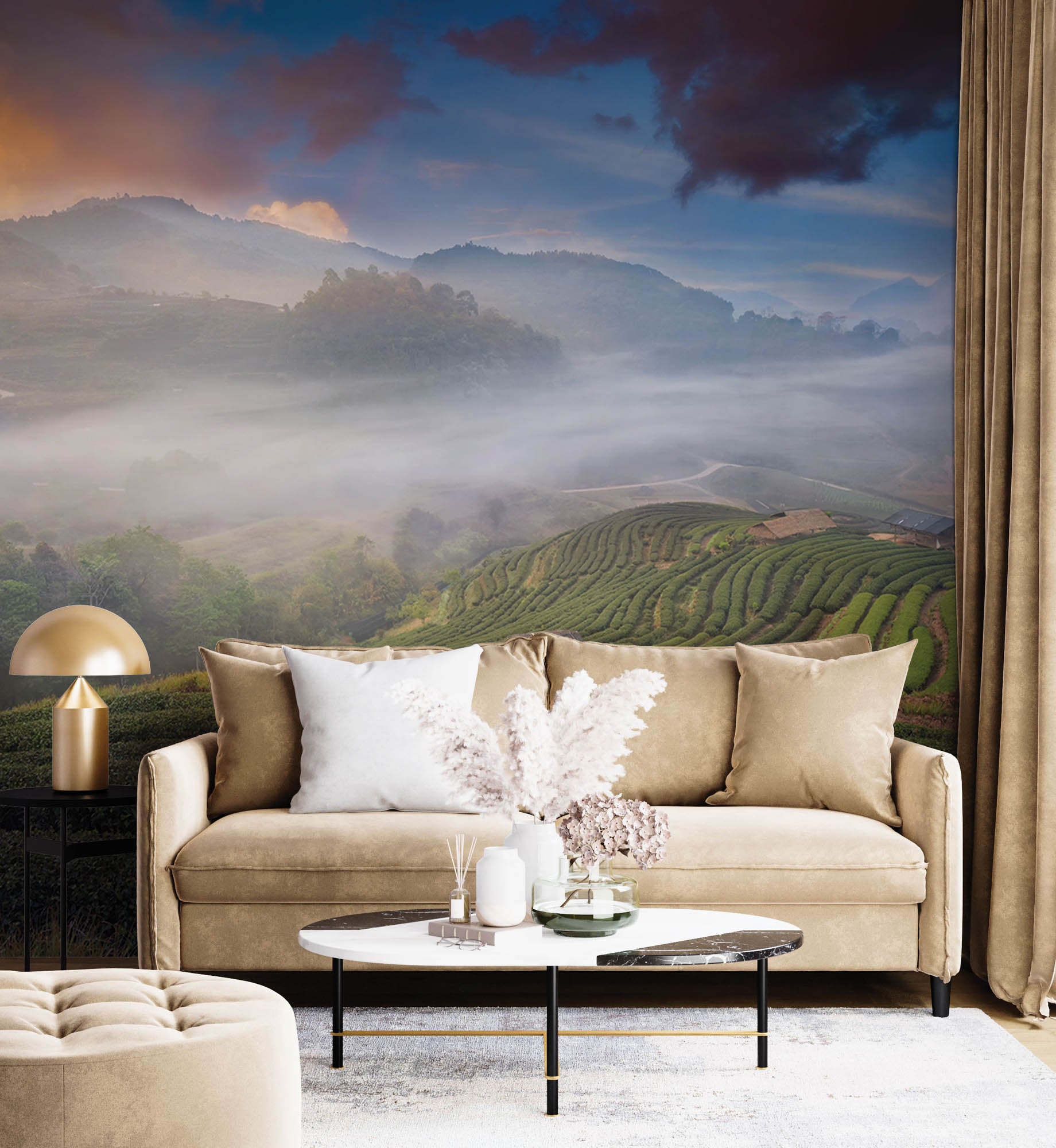 Theeplantage - LW00096 Fotobehang