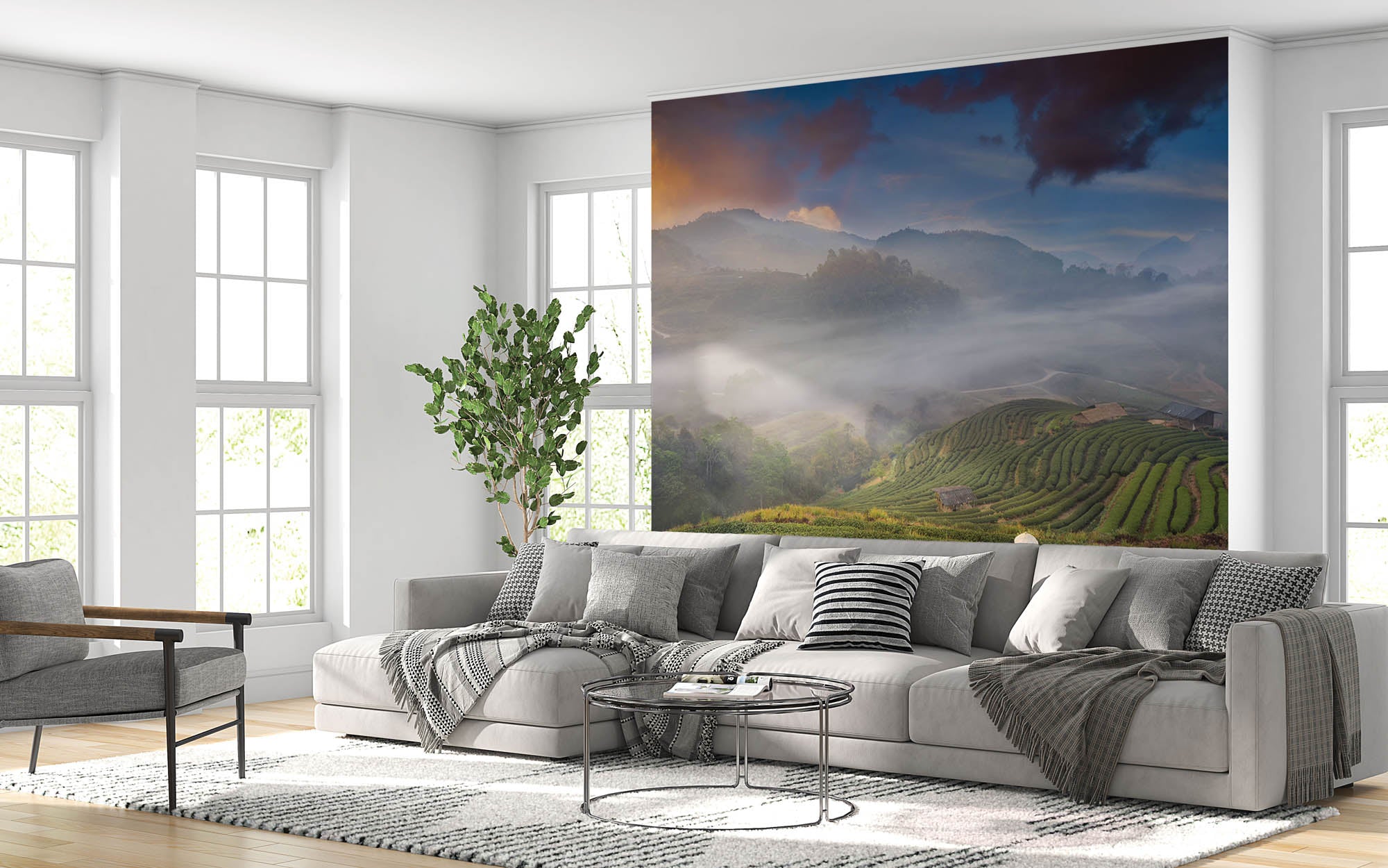 Theeplantage - LW00096 Fotobehang