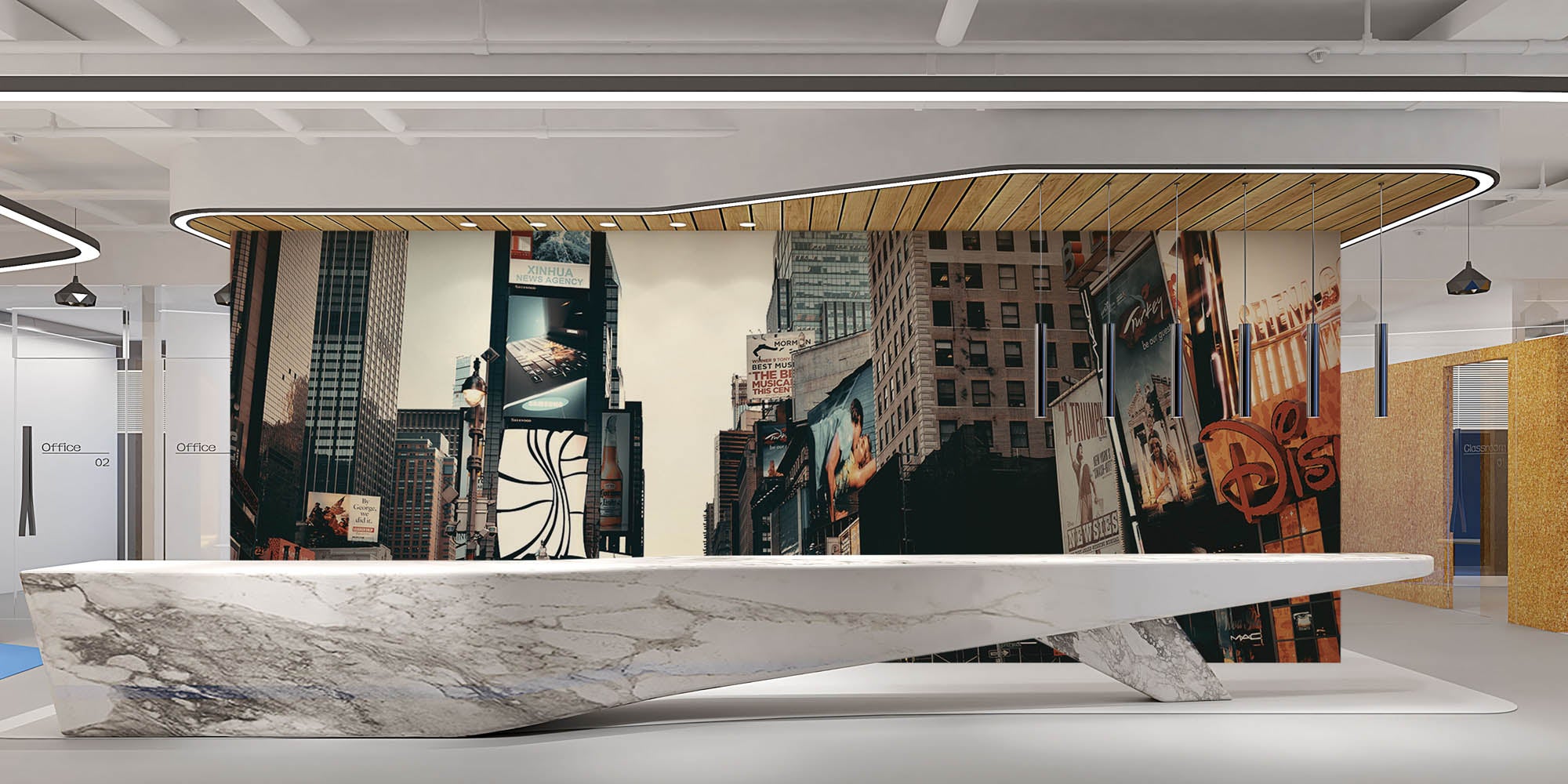 Time Square - LW00324 Fotobehang