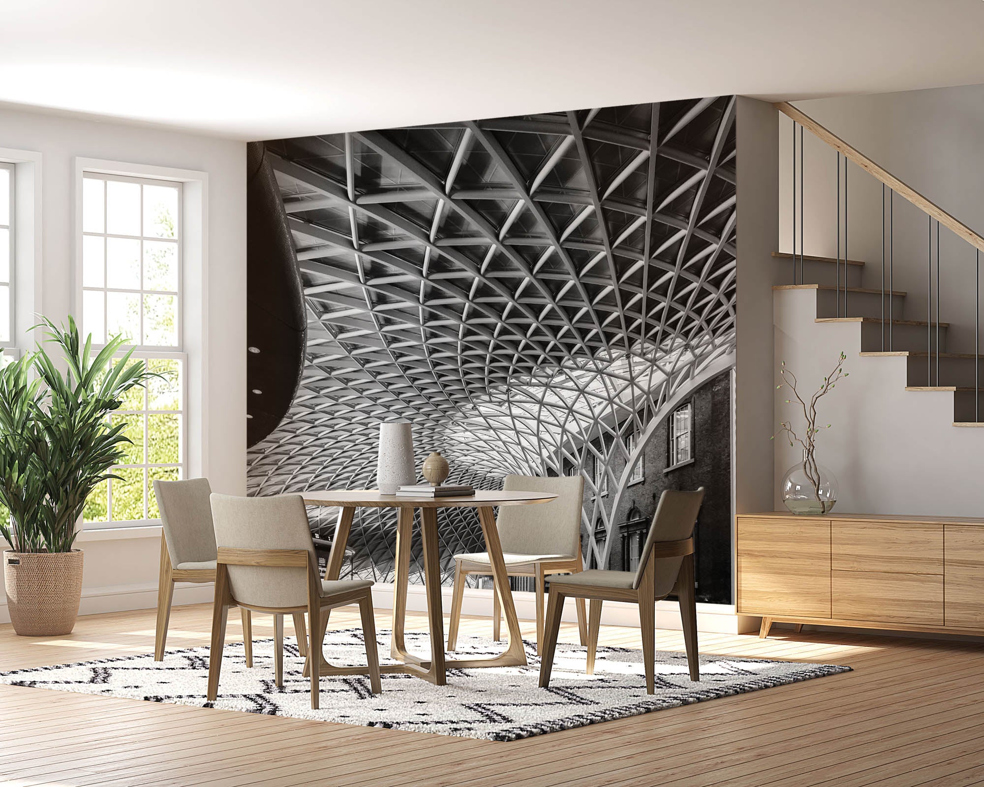 Treinstation Londen - LW00025 Fotobehang