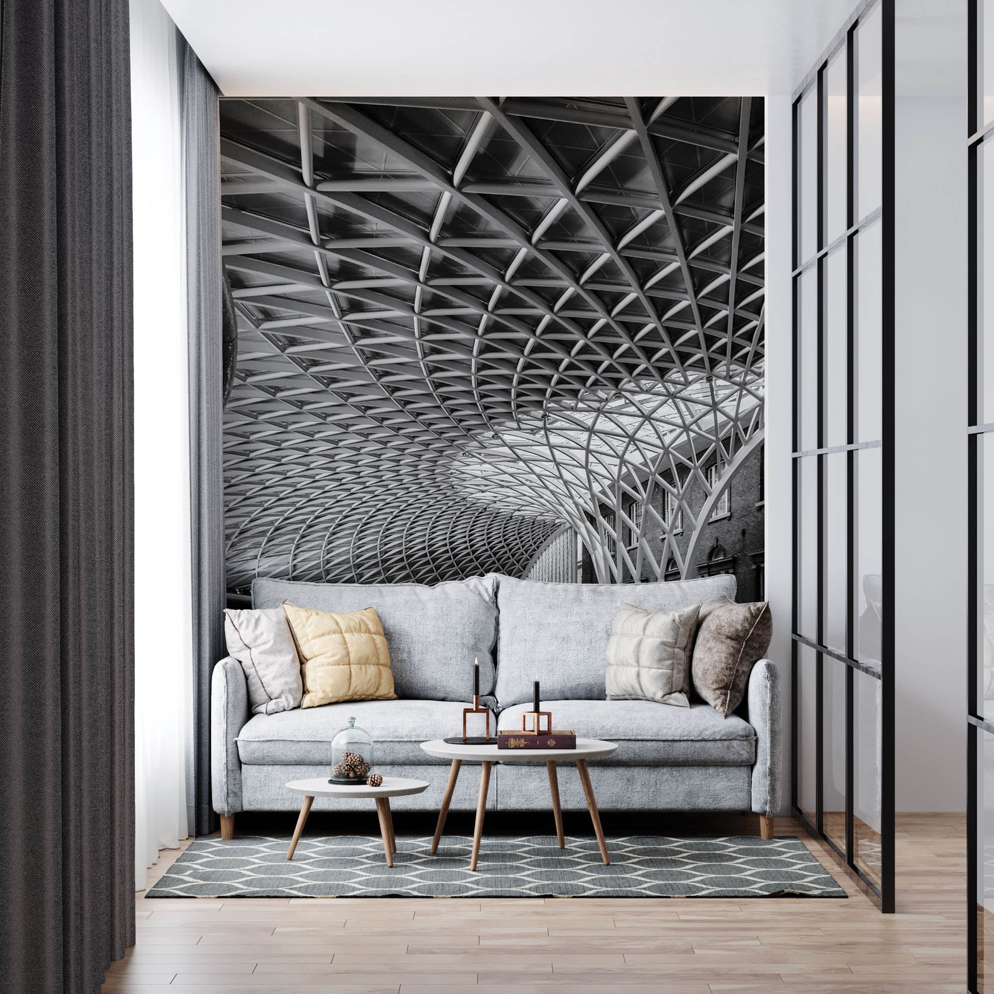 Treinstation Londen - LW00025 Fotobehang