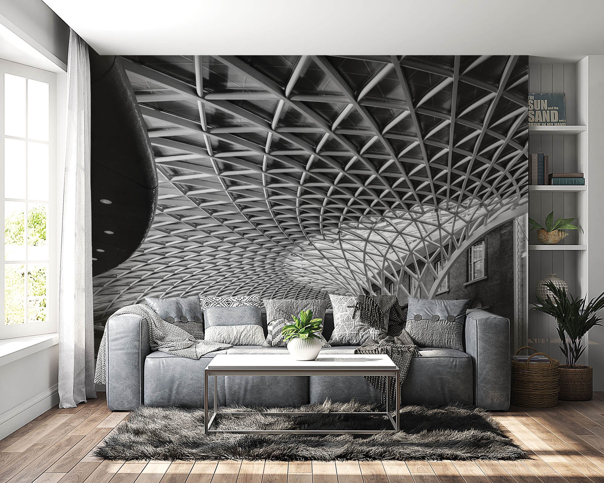 Treinstation Londen - LW00025 Fotobehang