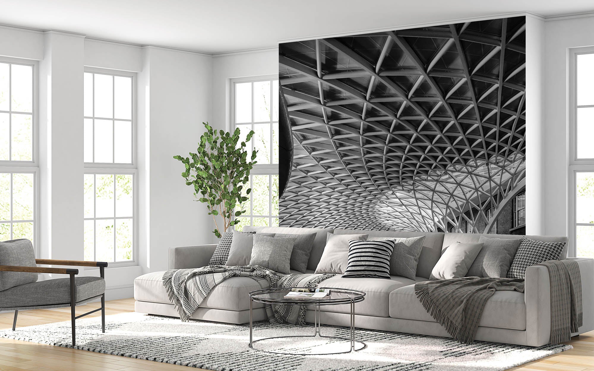 Treinstation Londen - LW00025 Fotobehang