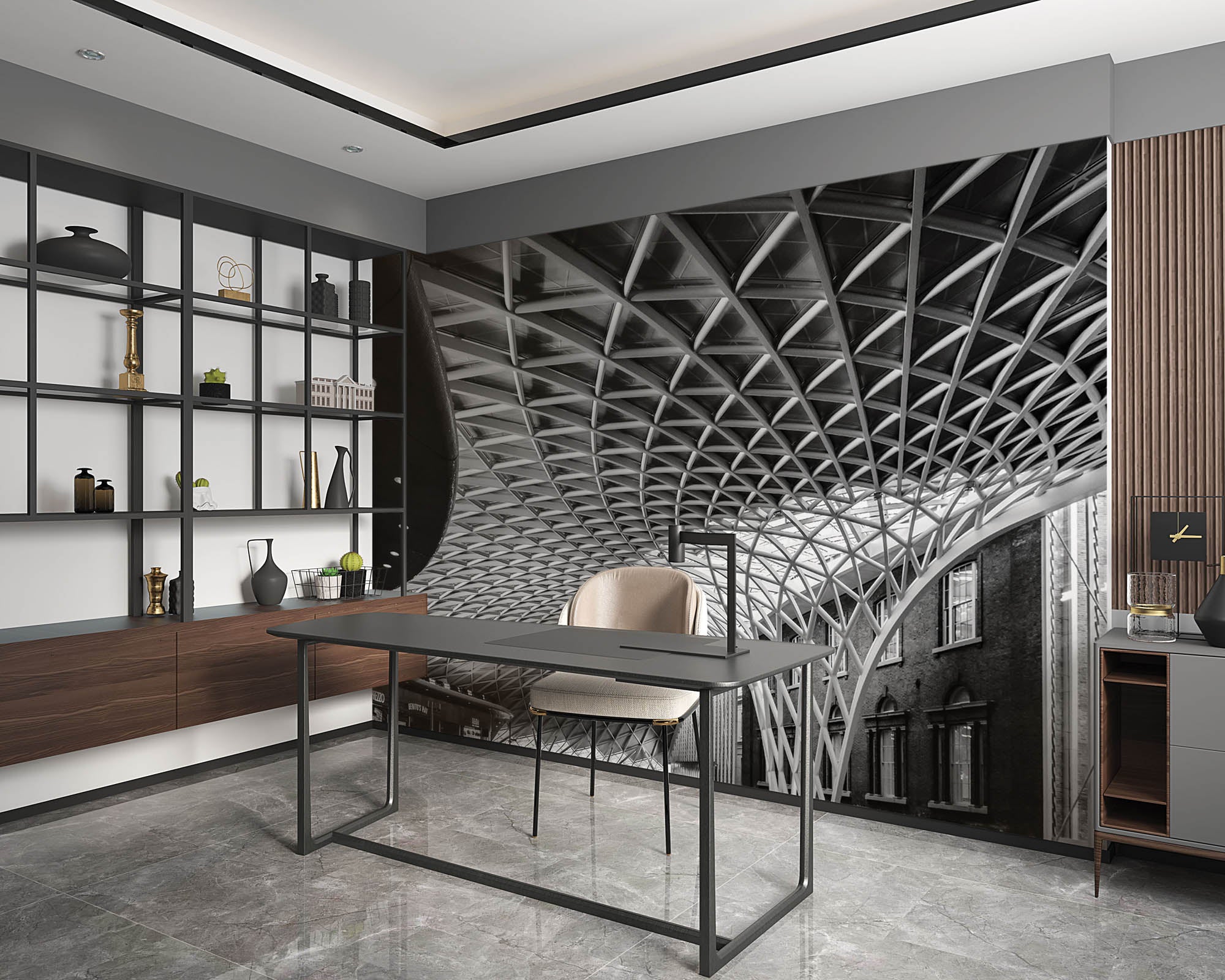 Treinstation Londen - LW00025 Fotobehang