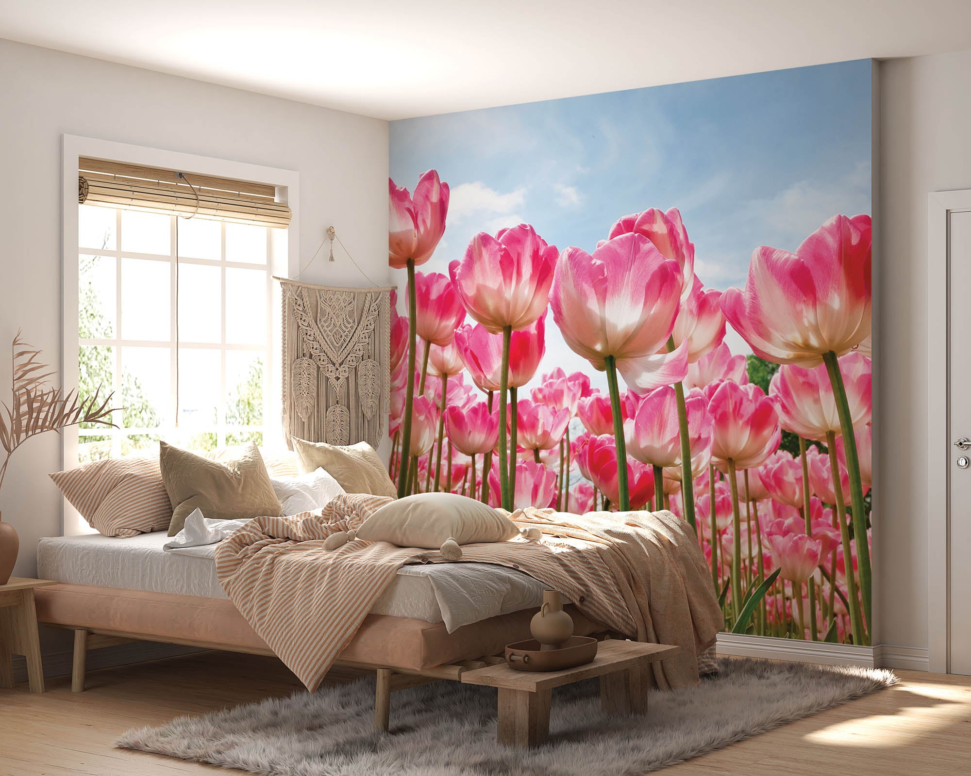 Tulpenveld  - LW00252 Fotobehang