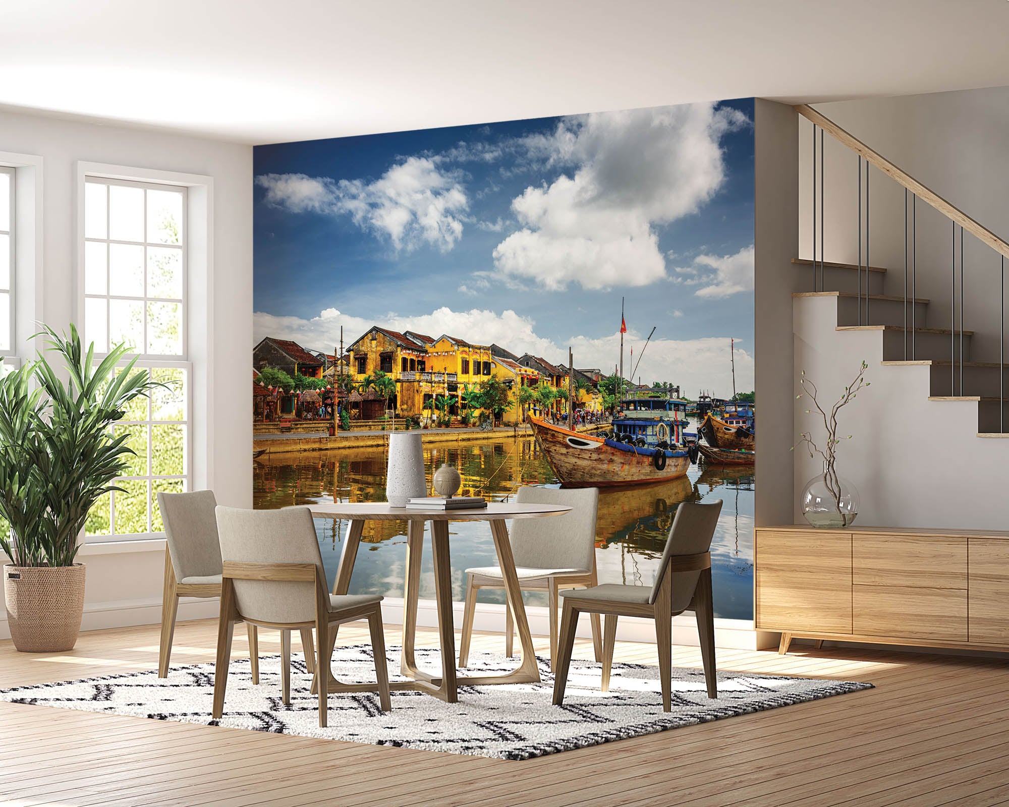 Vietnamese boten - LW00062 Fotobehang