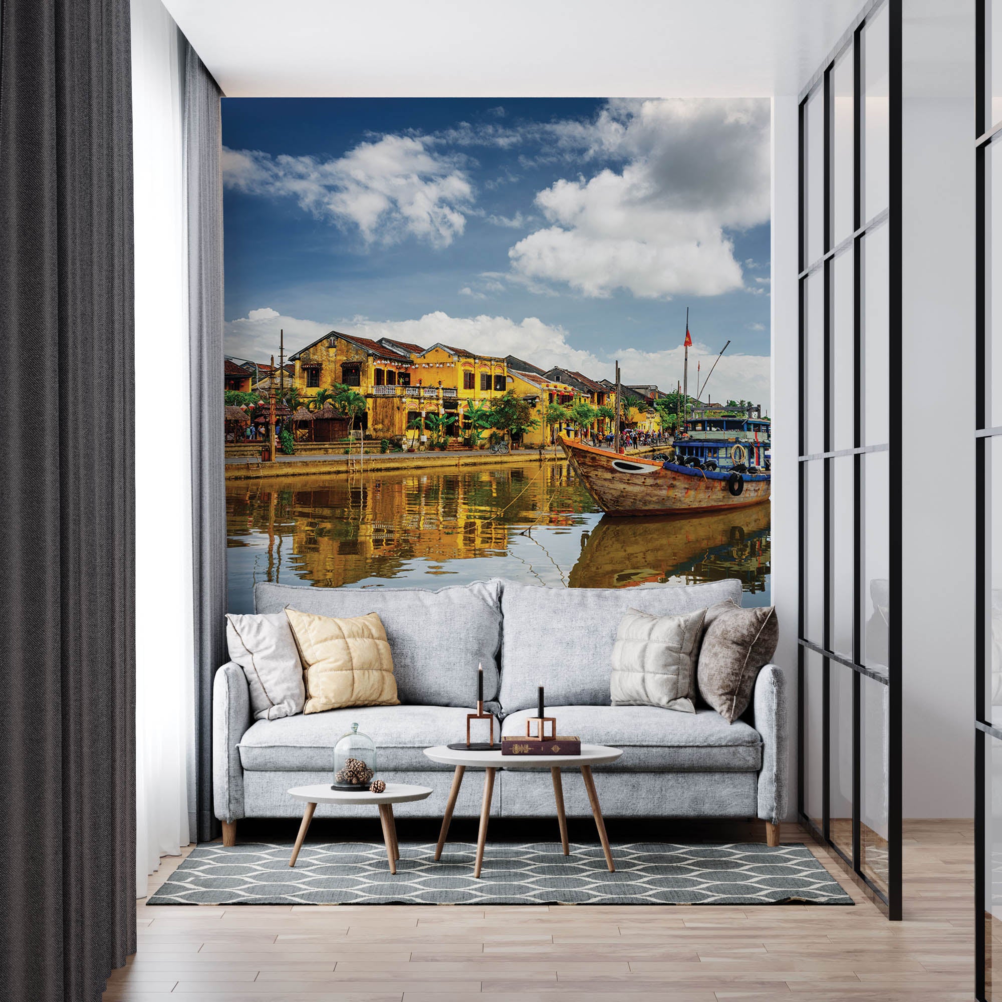 Vietnamese boten - LW00062 Fotobehang