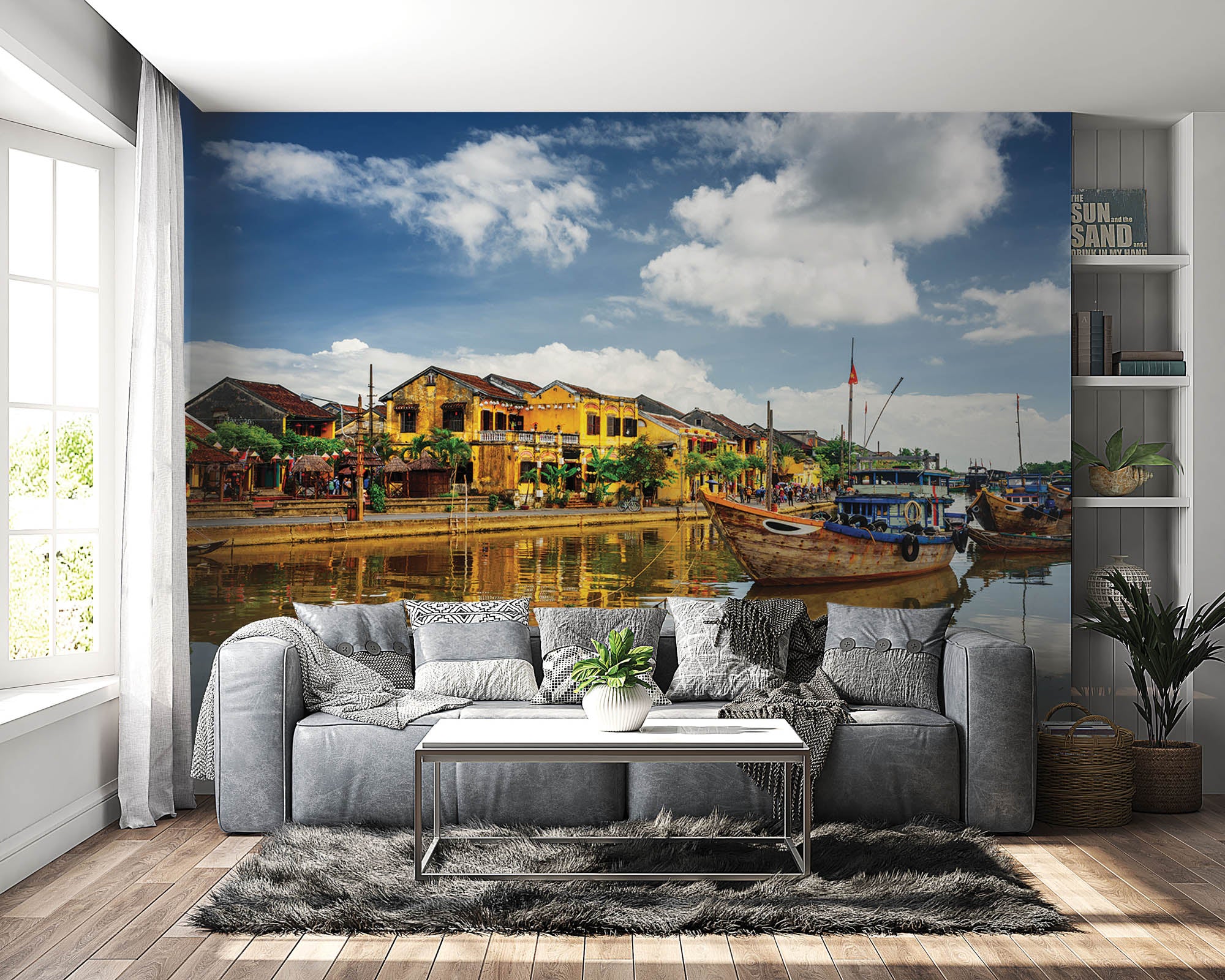 Vietnamese boten - LW00062 Fotobehang