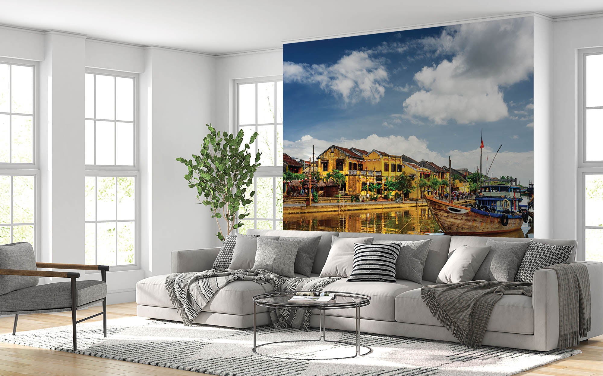 Vietnamese boten - LW00062 Fotobehang