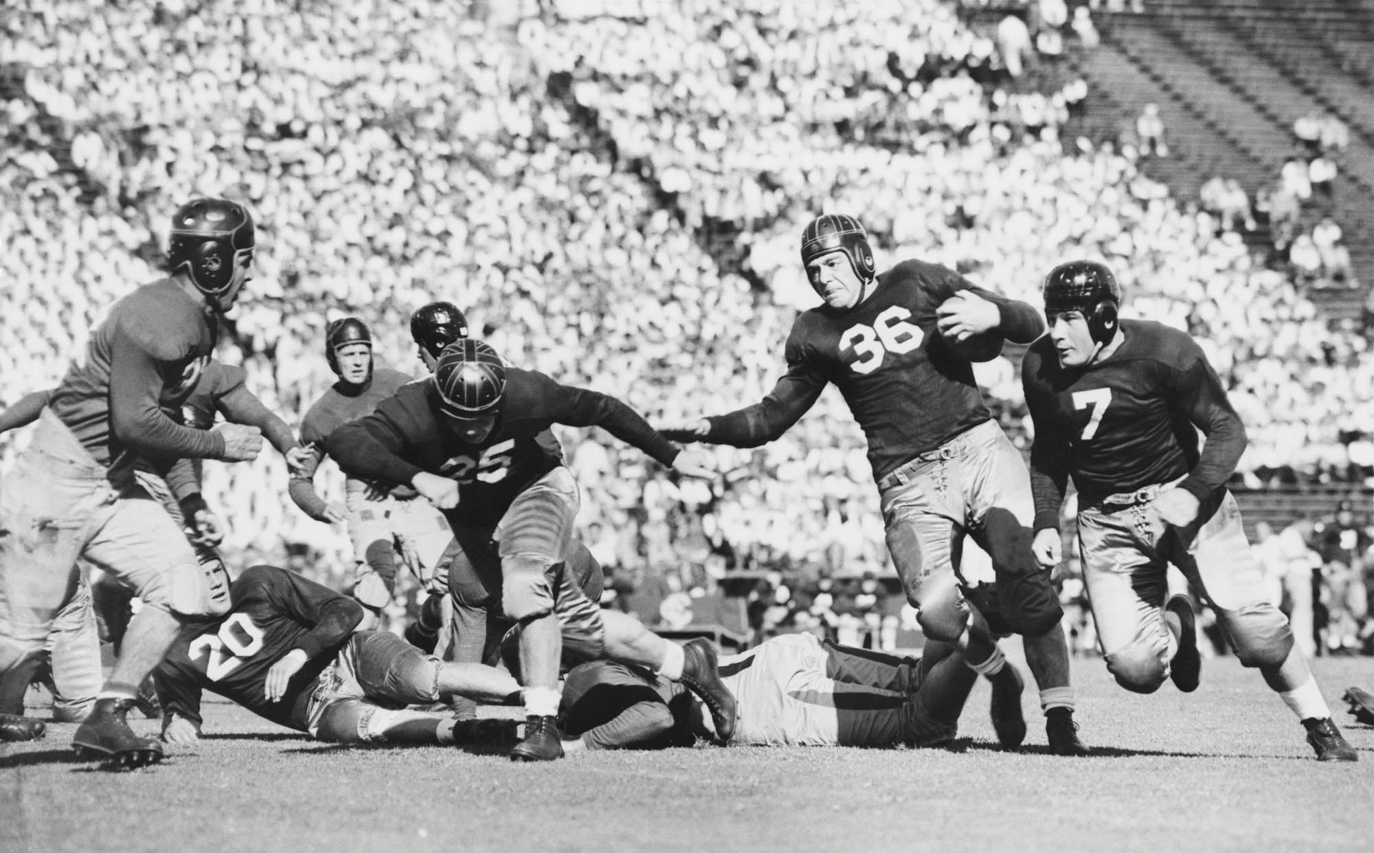 Vintage Amerikaans voetbal - LW00399 Fotobehang