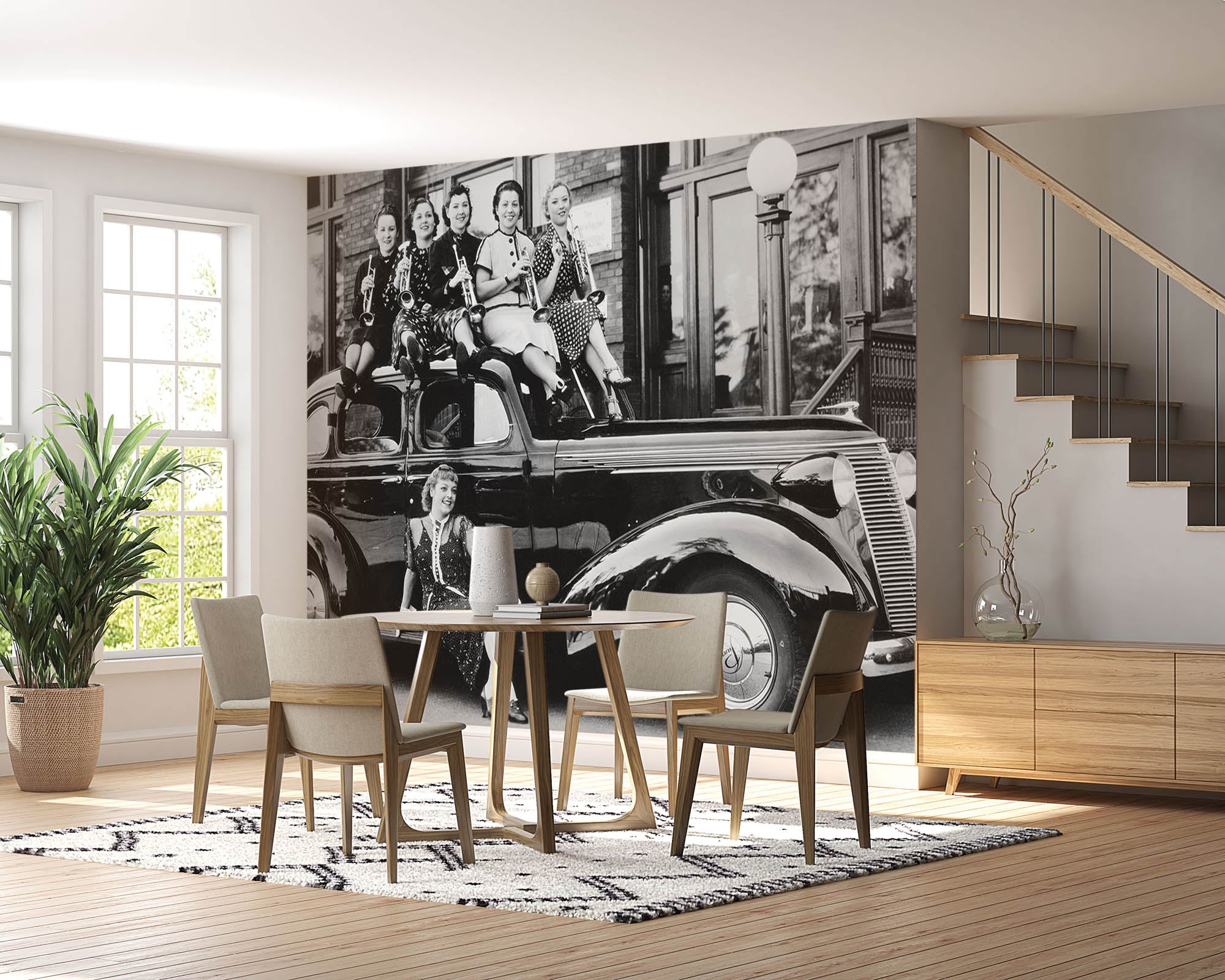 Vintage auto - LW00400 Fotobehang