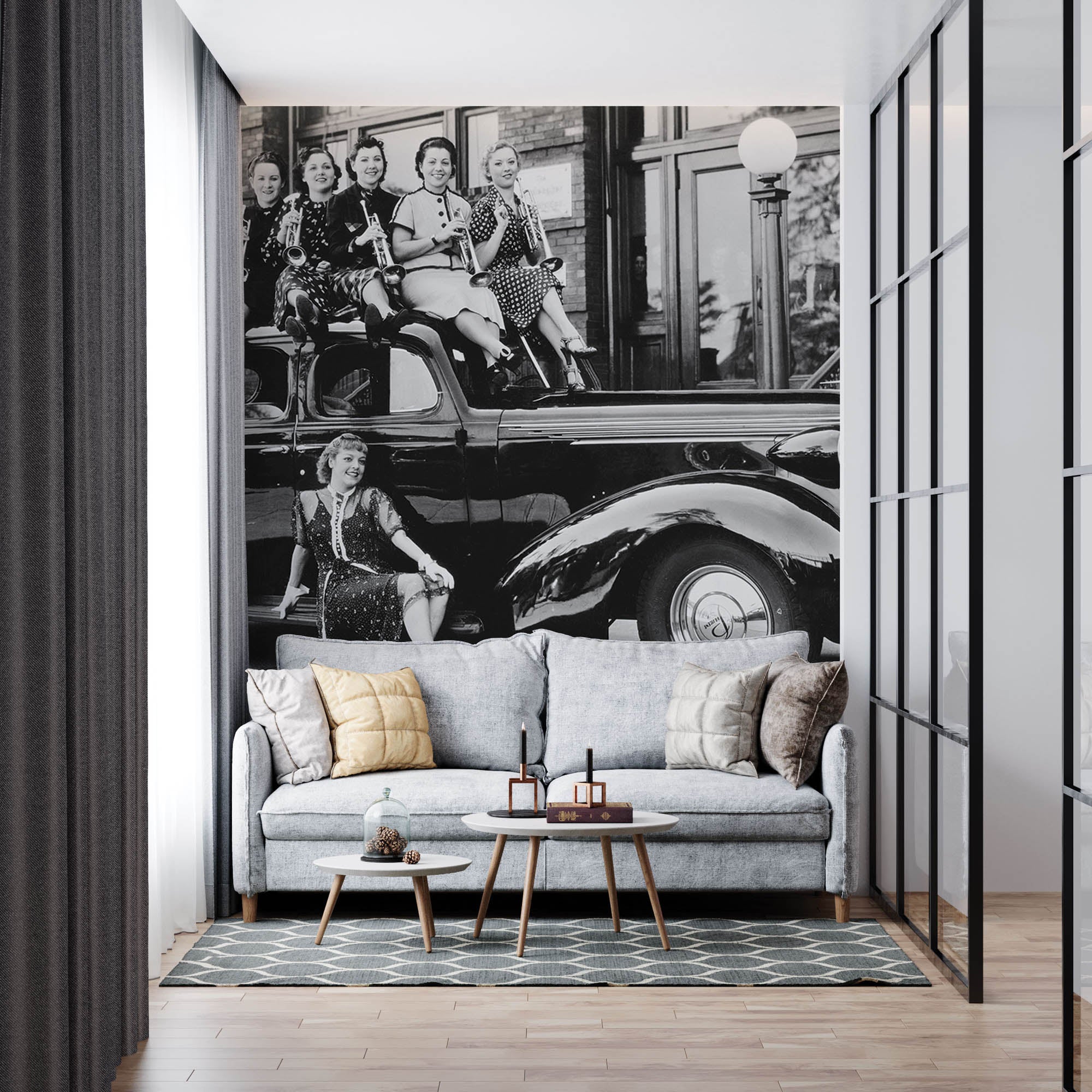 Vintage auto - LW00400 Fotobehang