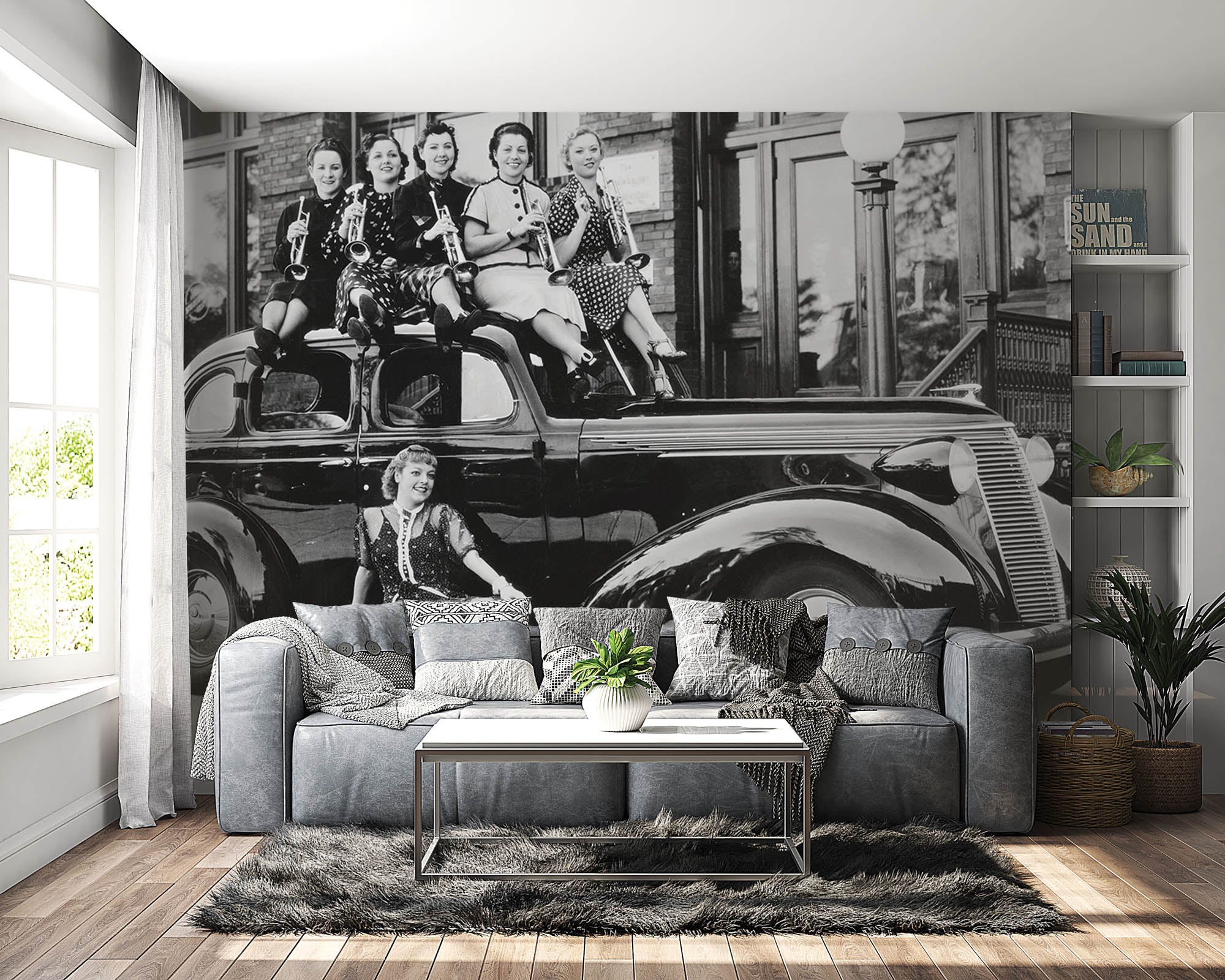 Vintage auto - LW00400 Fotobehang