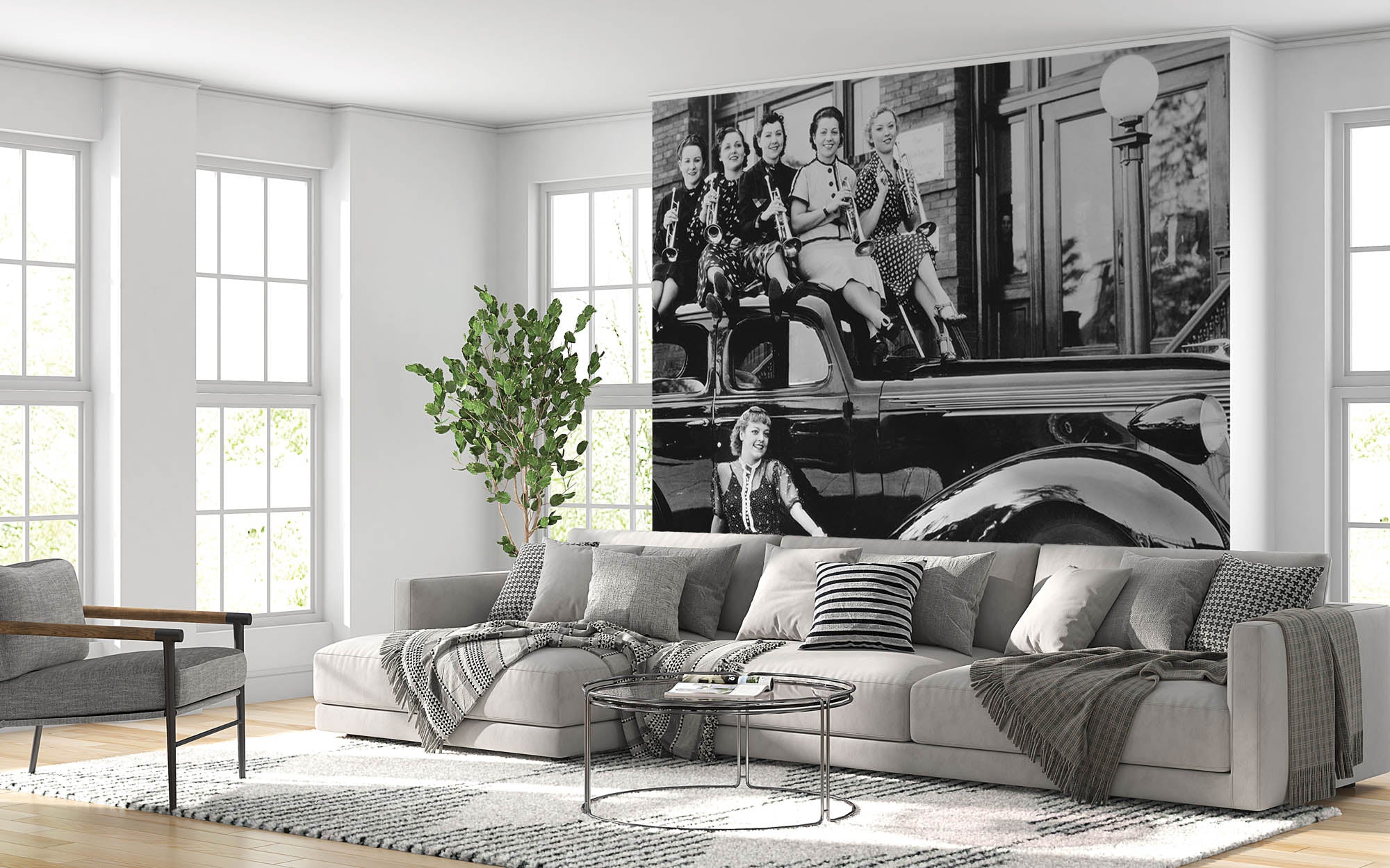 Vintage auto - LW00400 Fotobehang