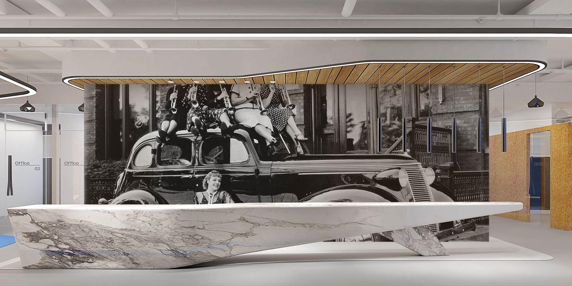 Vintage auto - LW00400 Fotobehang