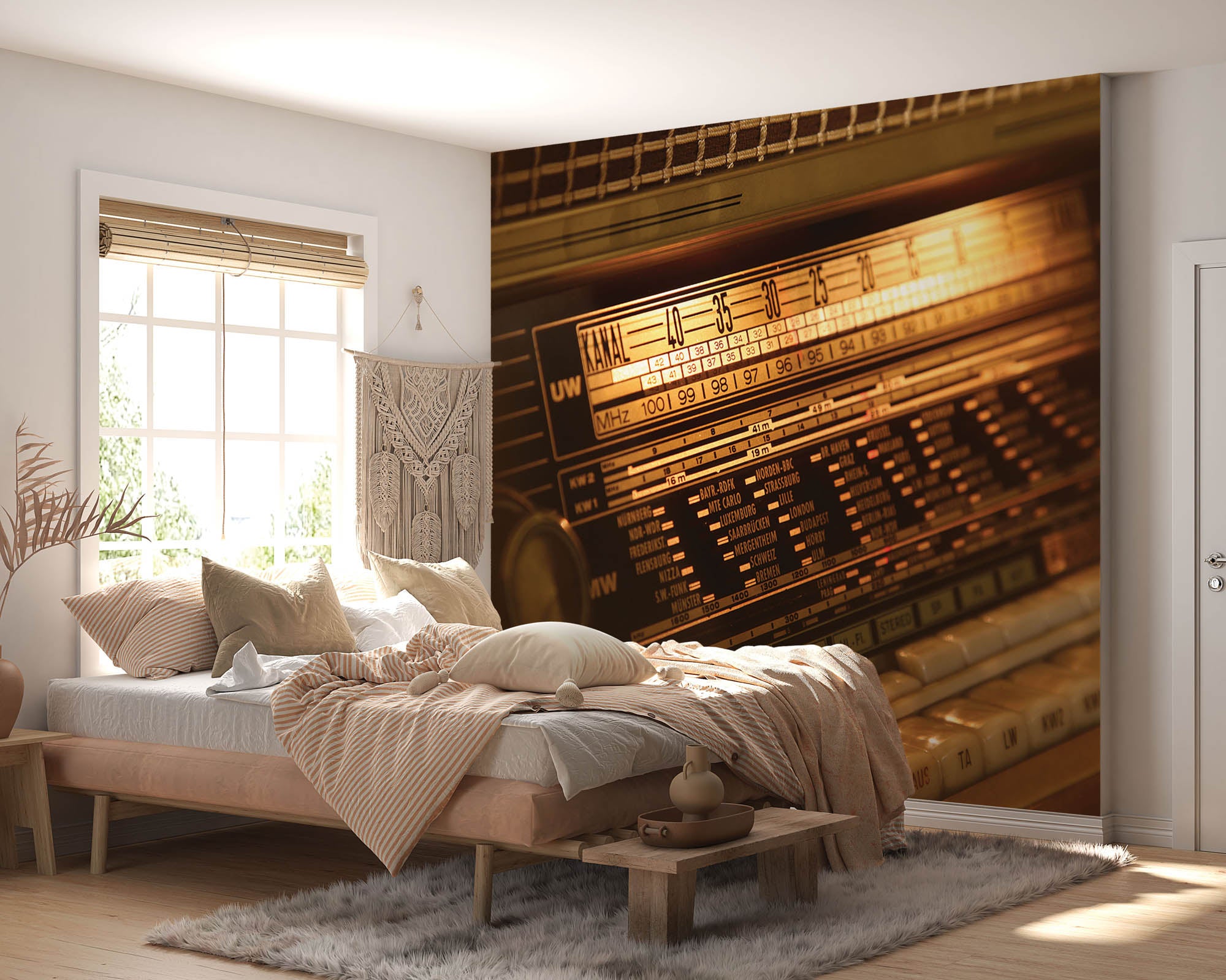 Vintage radio - LW00418 Fotobehang