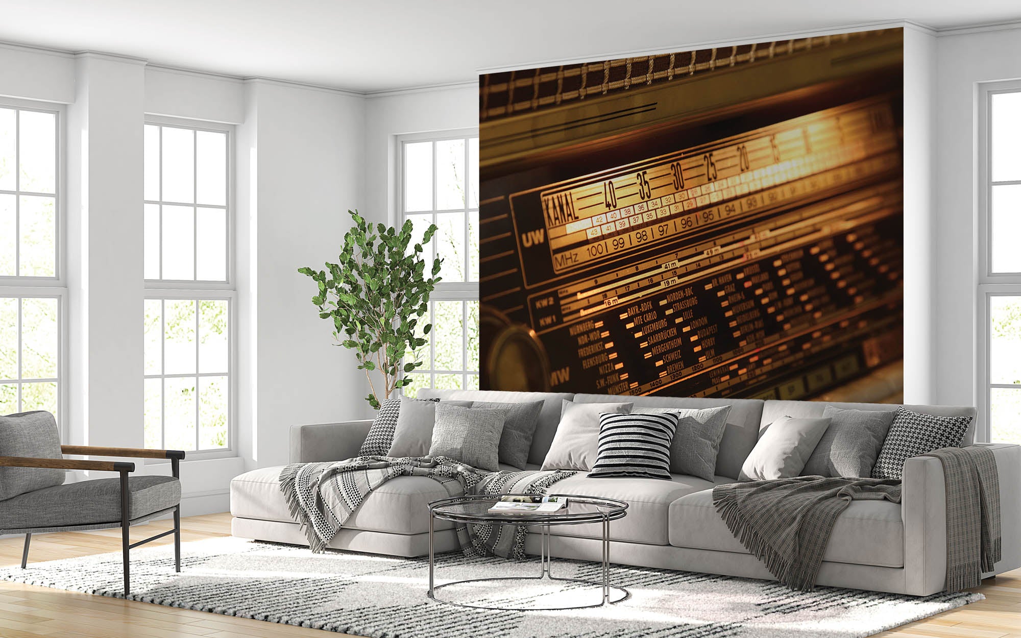 Vintage radio - LW00418 Fotobehang