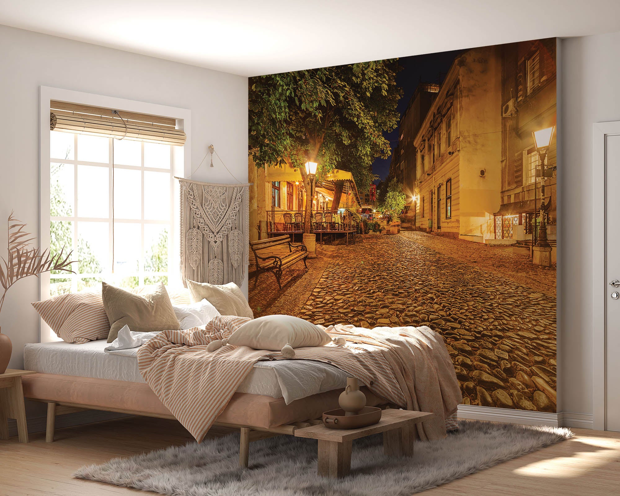 Vintage straat - LW00360 Fotobehang