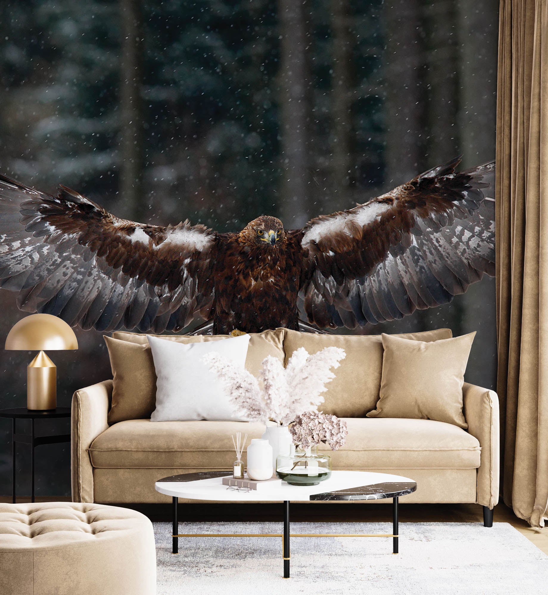 Vliegende arend - LW00164 Fotobehang