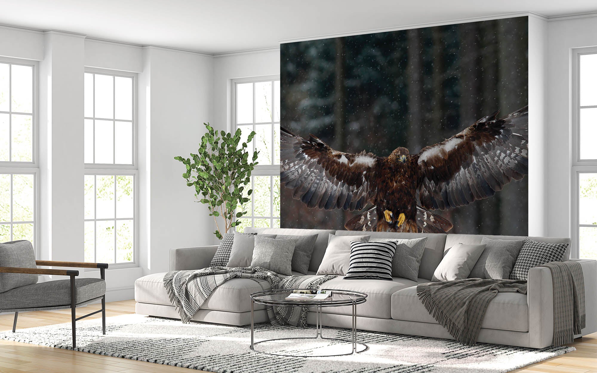 Vliegende arend - LW00164 Fotobehang