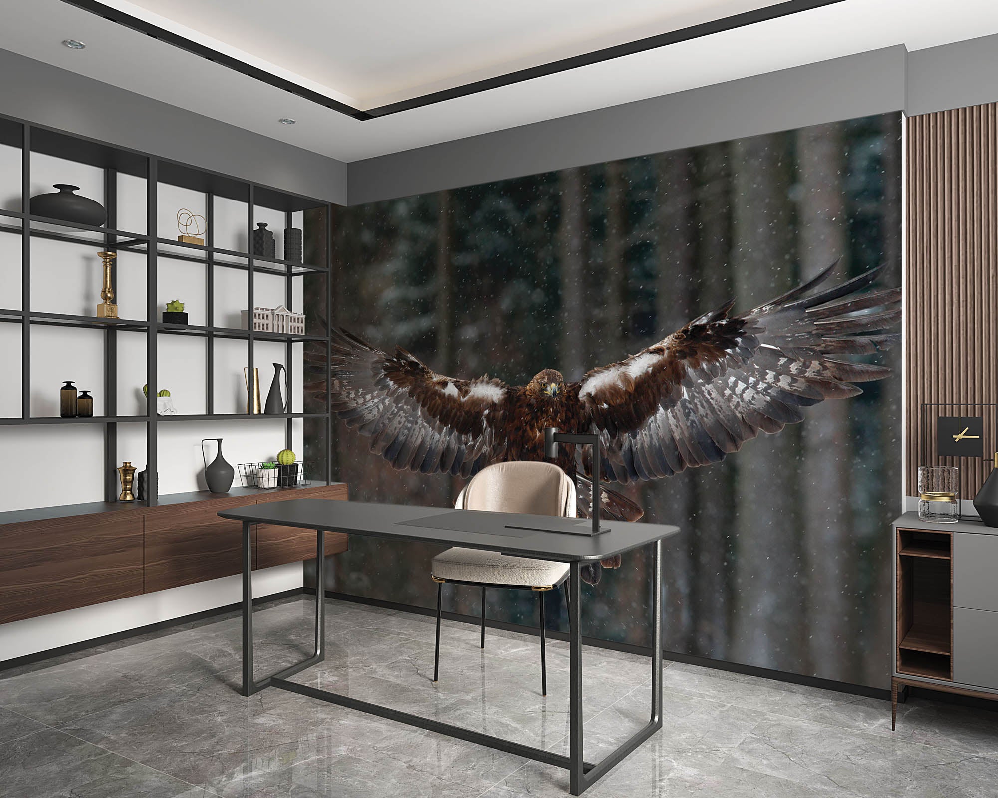 Vliegende arend - LW00164 Fotobehang