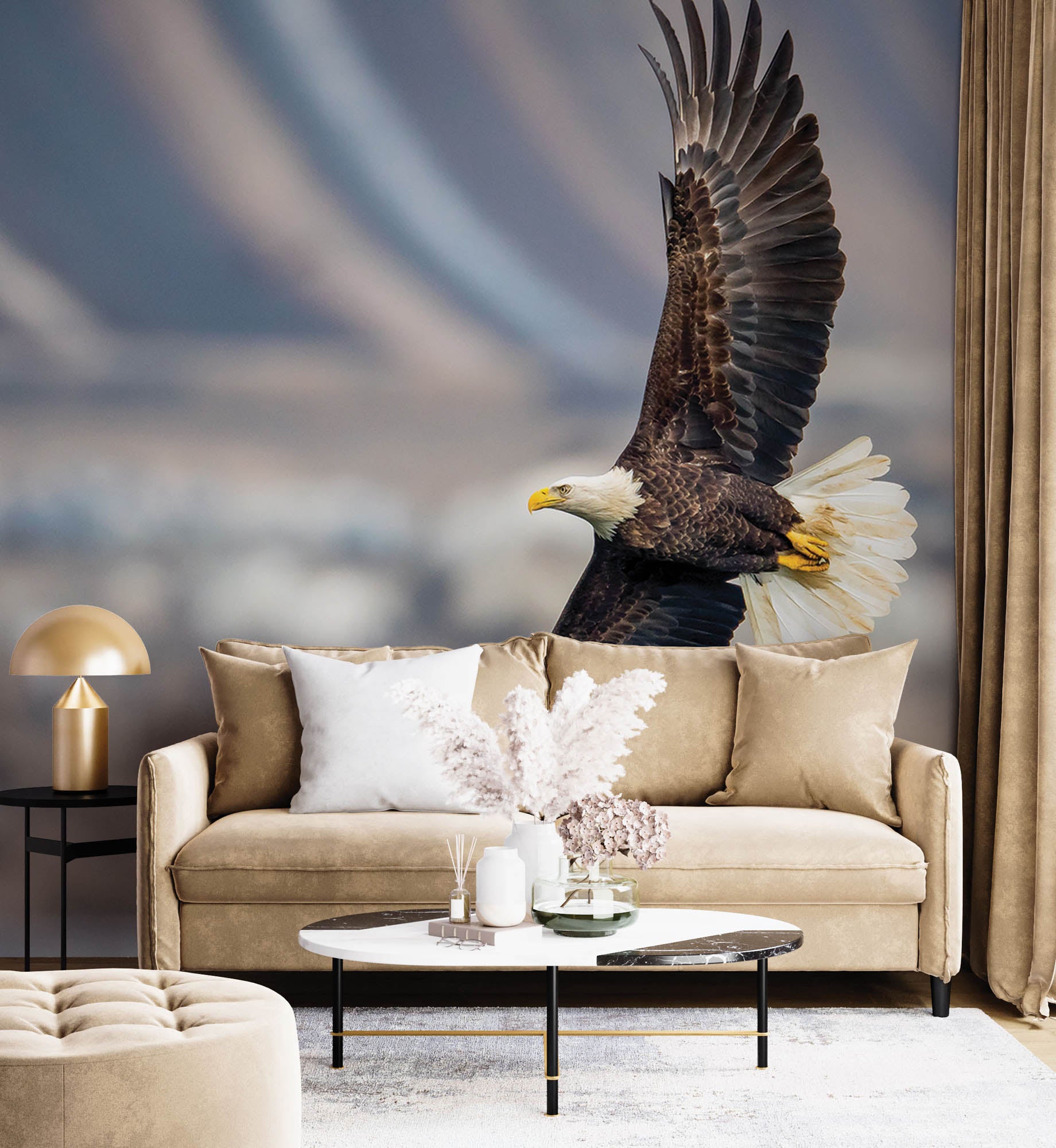 Vliegende zeearend - LW00190 Fotobehang