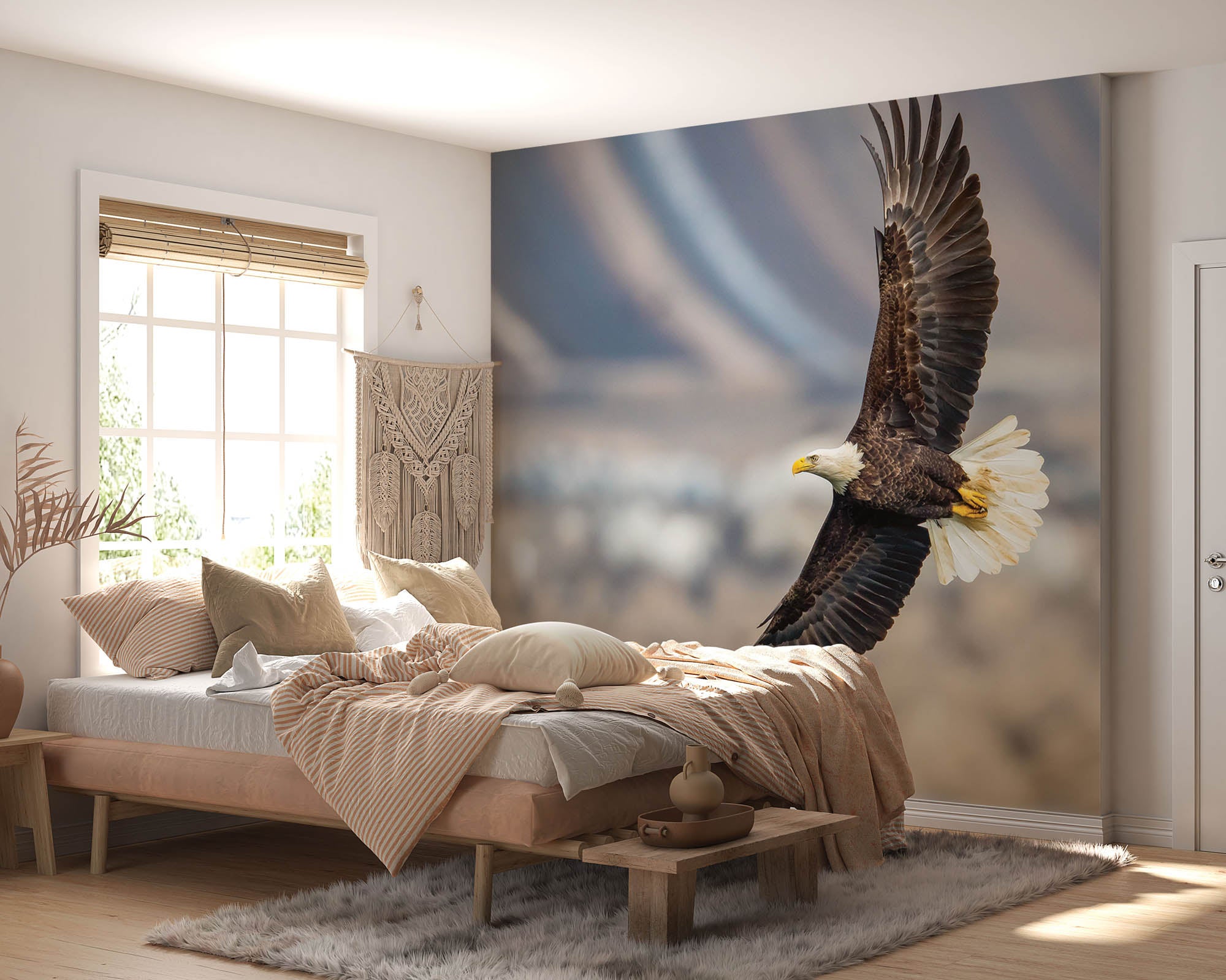 Vliegende zeearend - LW00190 Fotobehang