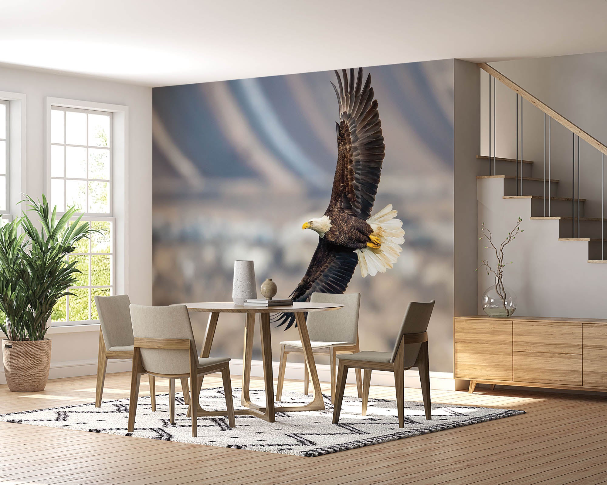 Vliegende zeearend - LW00190 Fotobehang