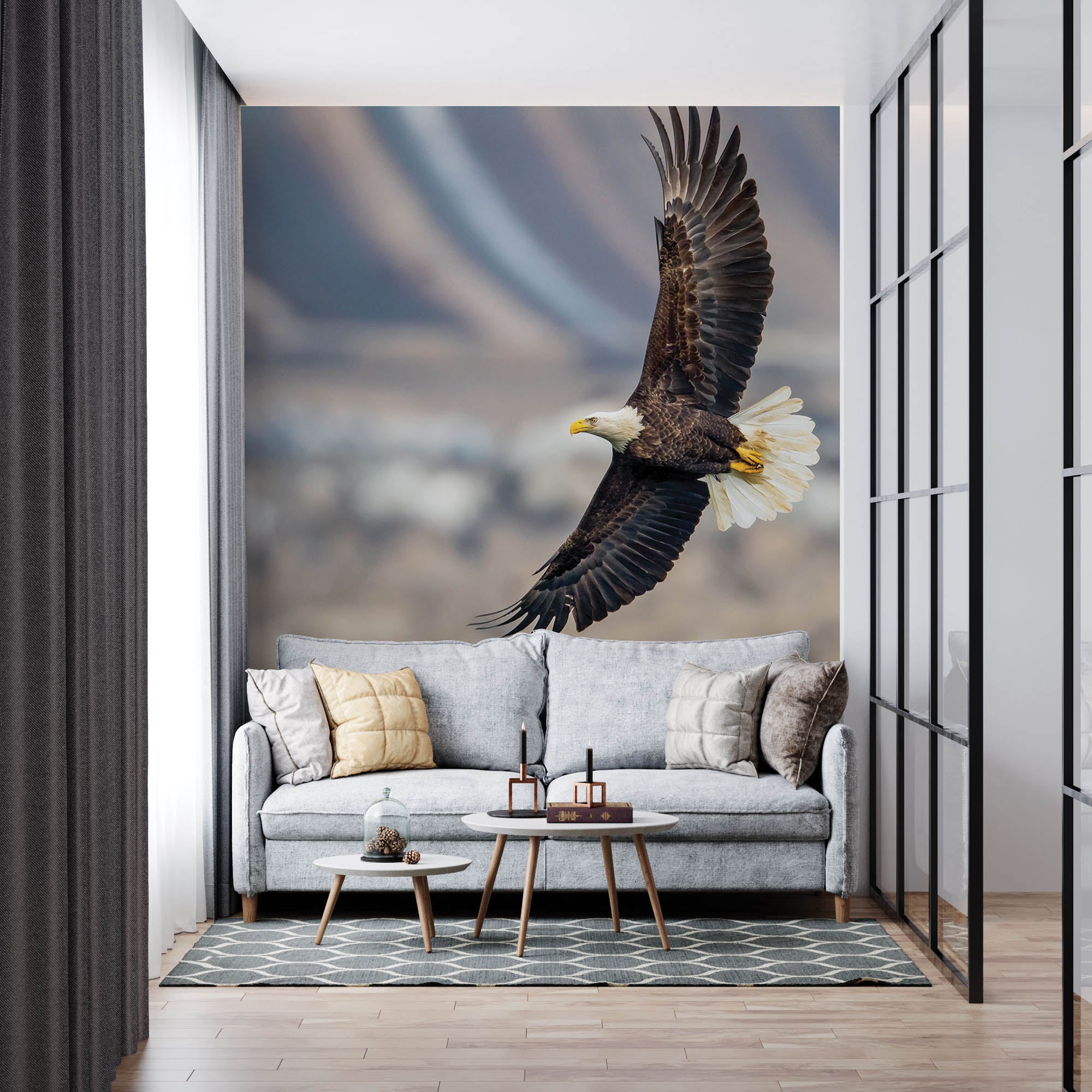 Vliegende zeearend - LW00190 Fotobehang