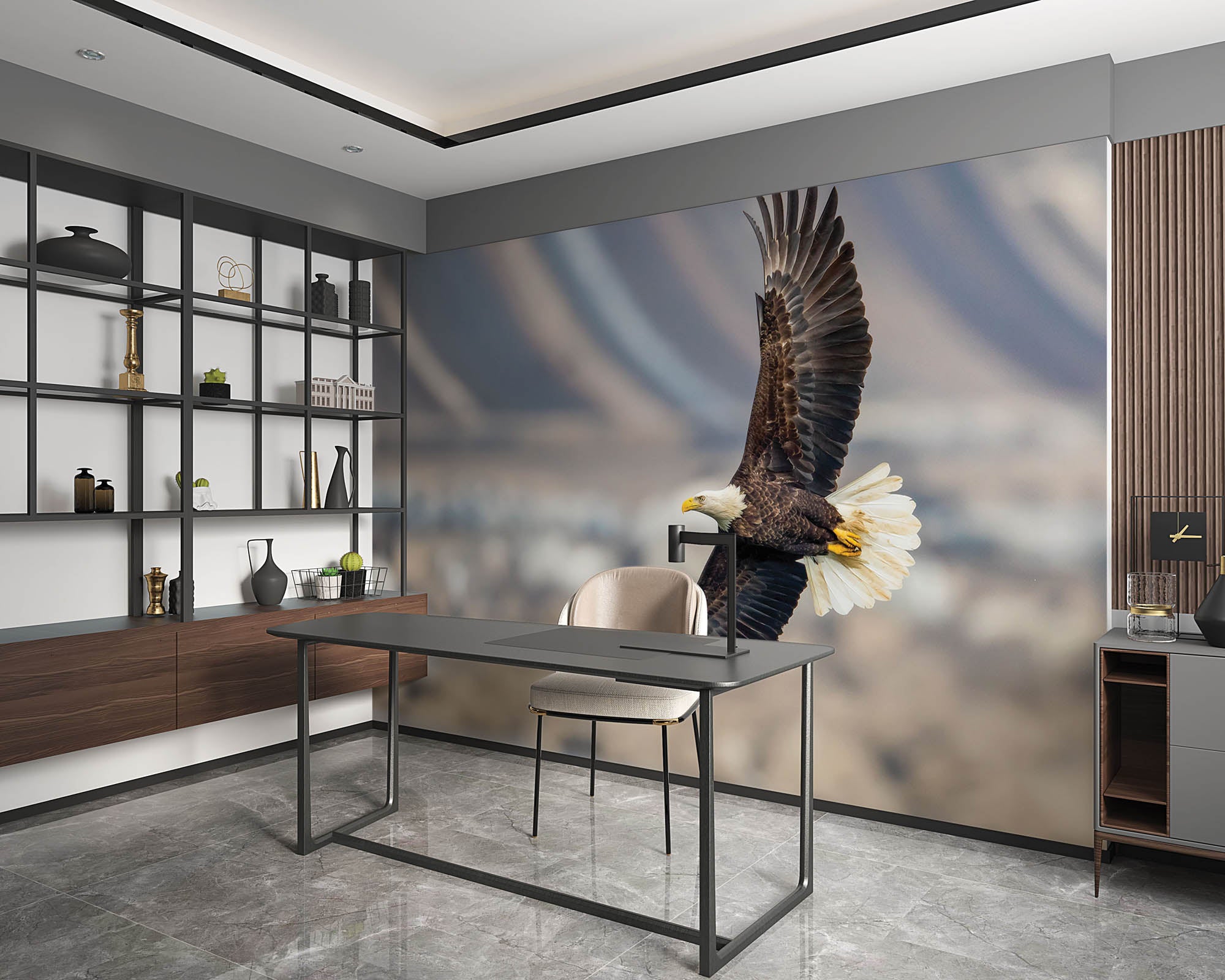 Vliegende zeearend - LW00190 Fotobehang