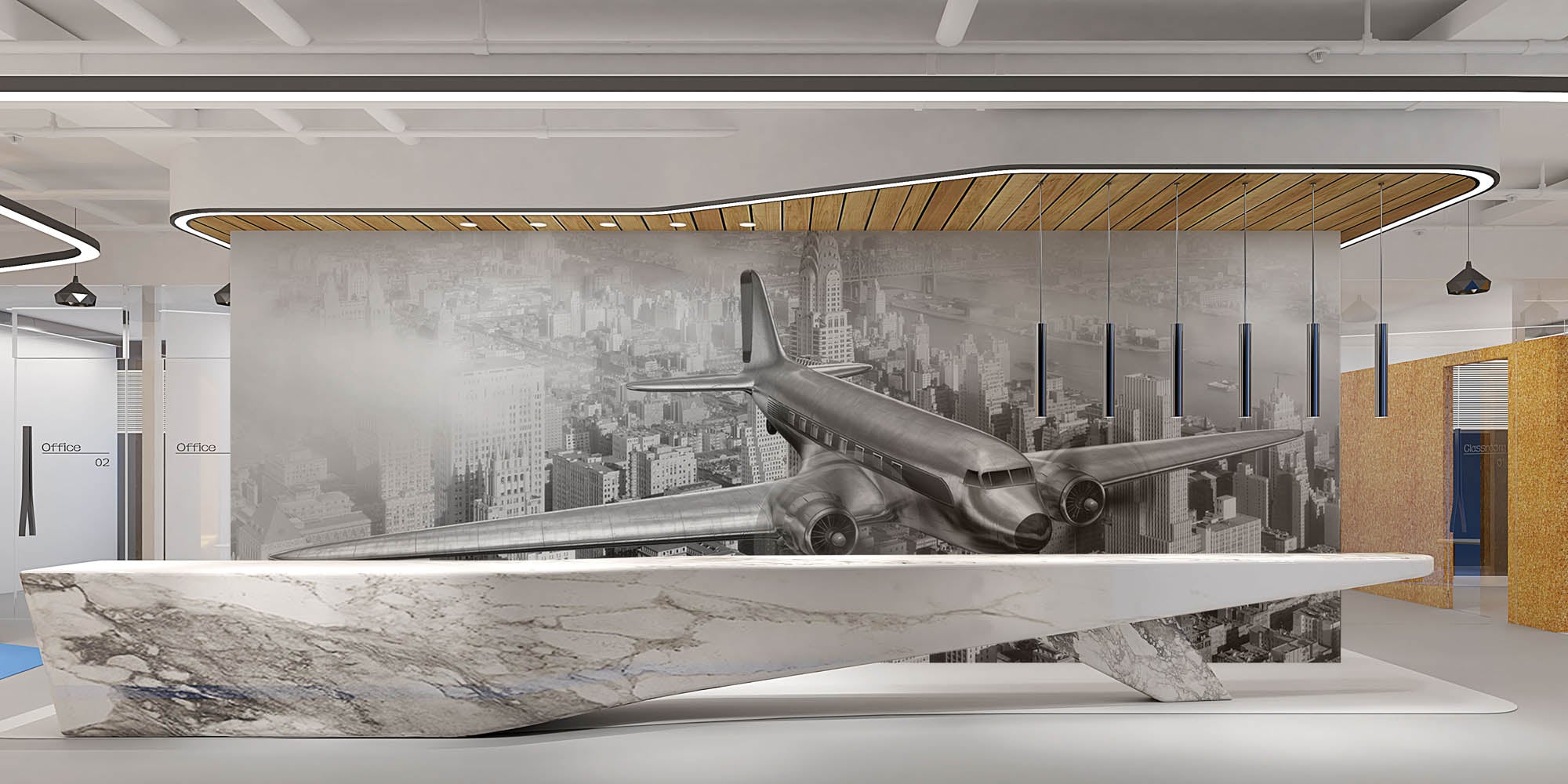 Vliegtuig - LW00396 Fotobehang