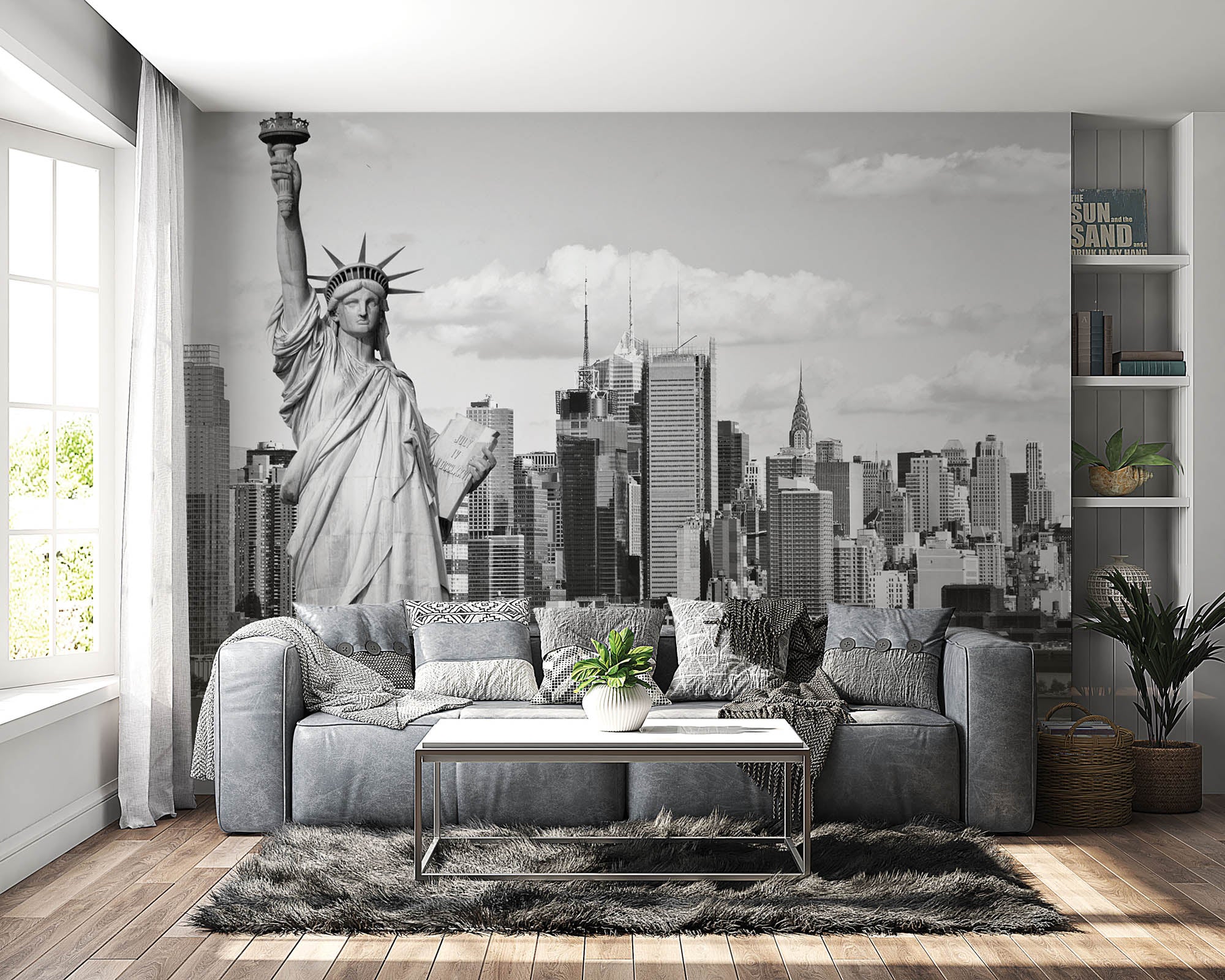 Vrijheidsbeeld Manhattan - LW00307 Fotobehang