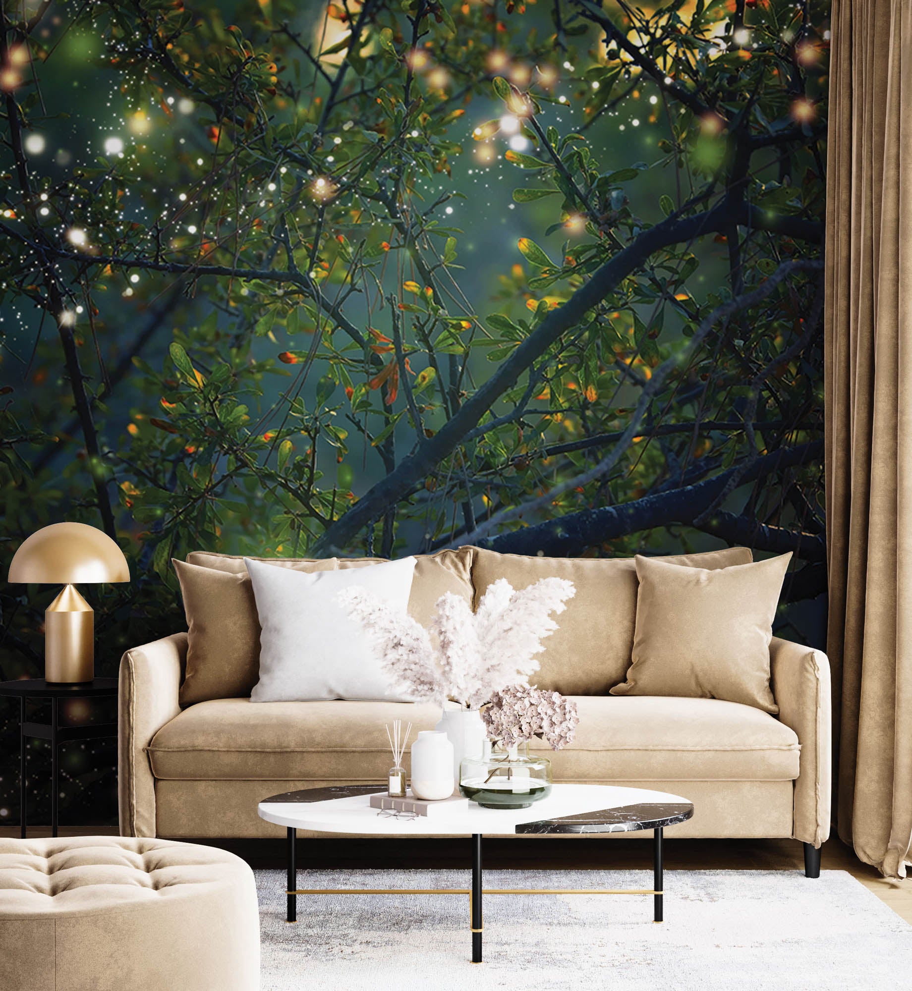 Vuurvliegjes - LW00293 Fotobehang