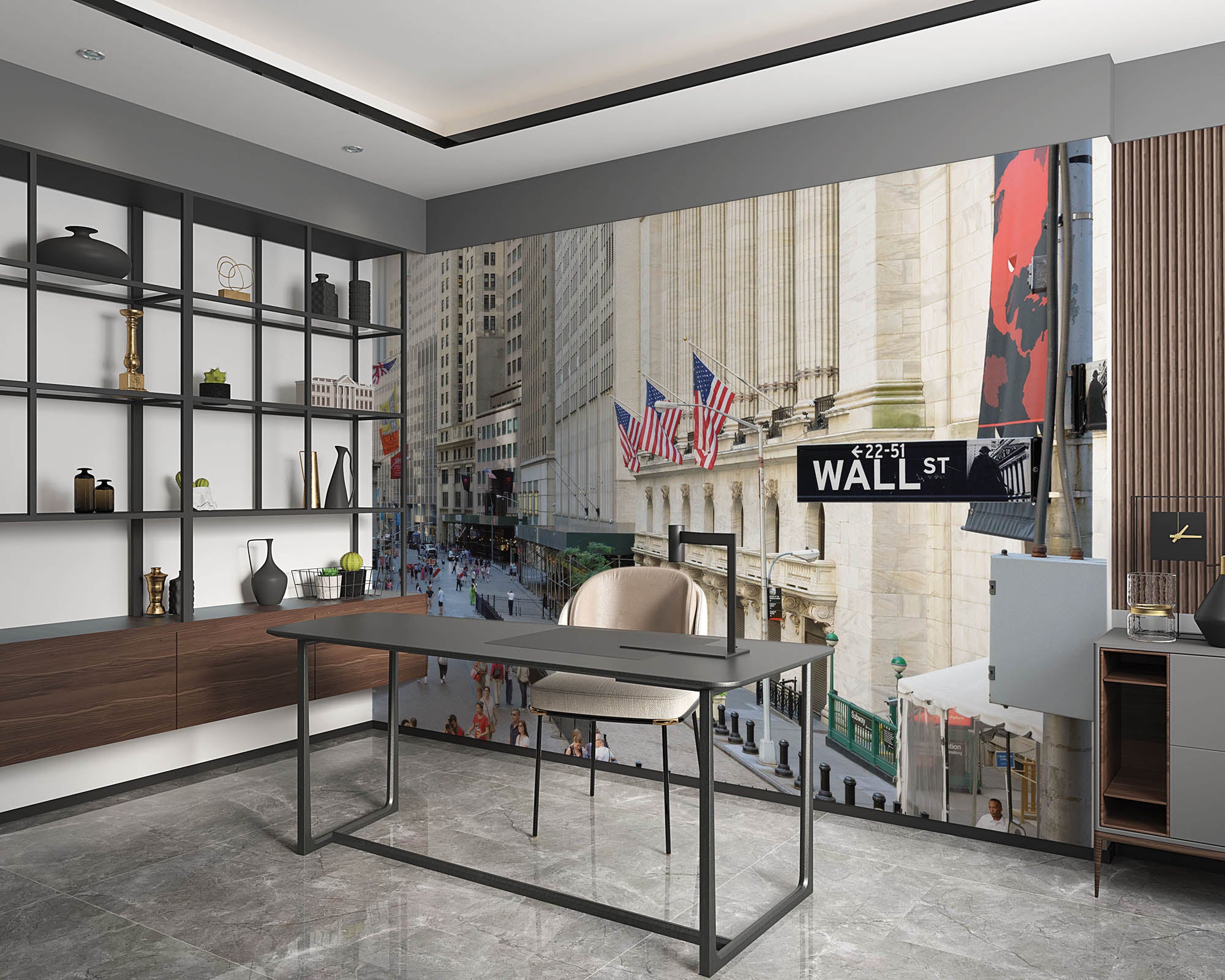 Wall street - LW00333 Fotobehang