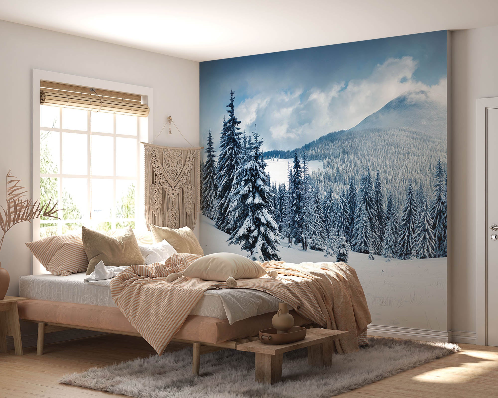 Winterlandschap - LW00246 Fotobehang