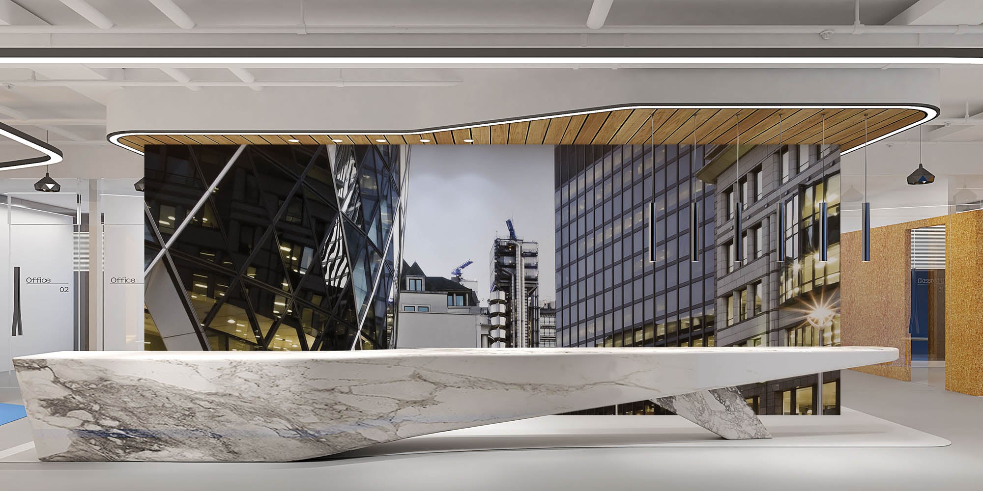 Wolkenkrabber in Londen- LW00004 Fotobehang