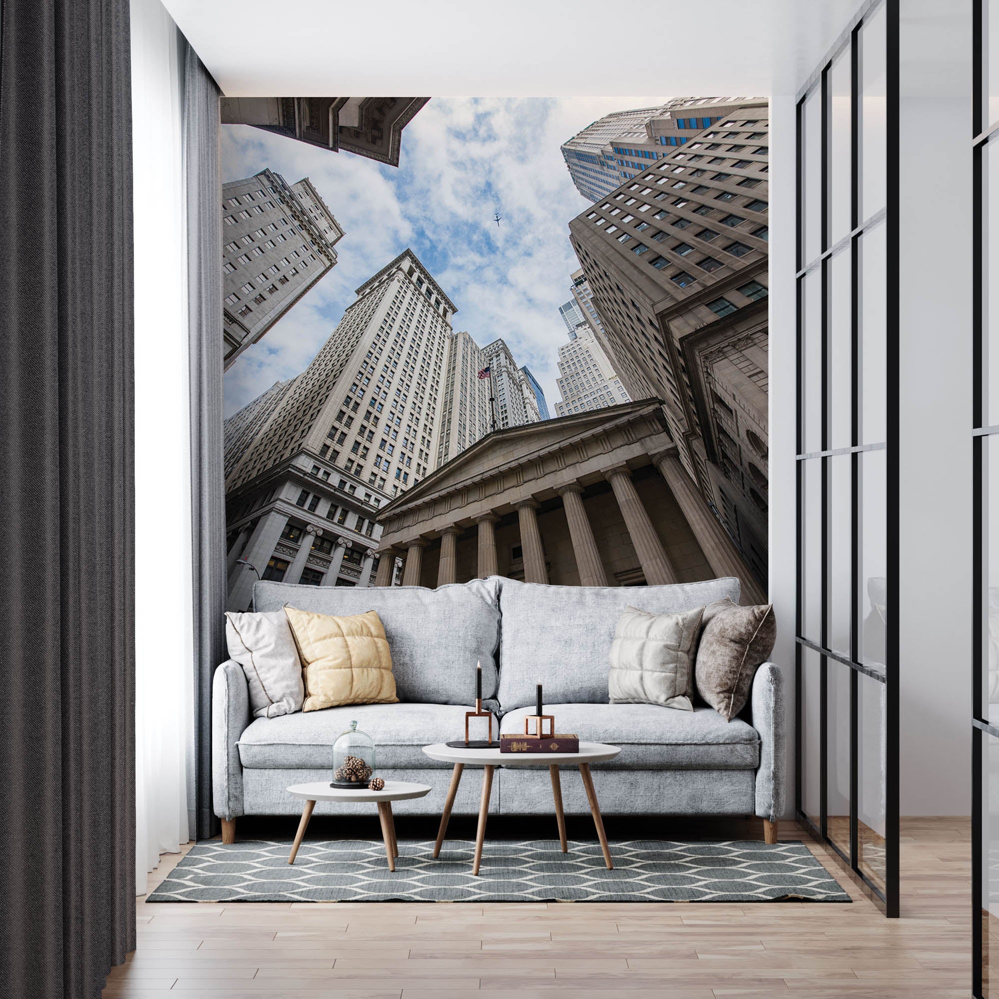 Wolkenkrabbers Wall Street - LW00316 Fotobehang