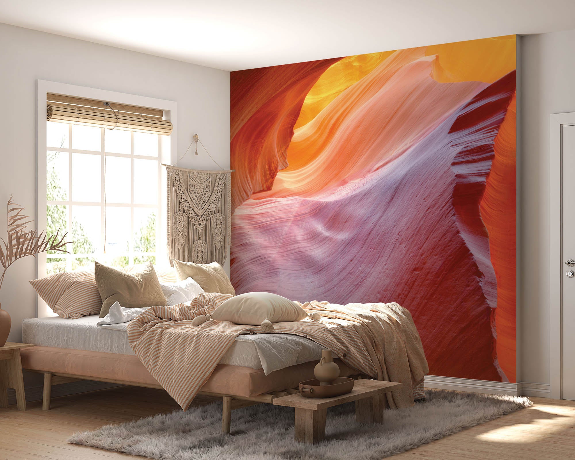 Zandsteen in Antelope Slot Canyon - LW00107 Fotobehang