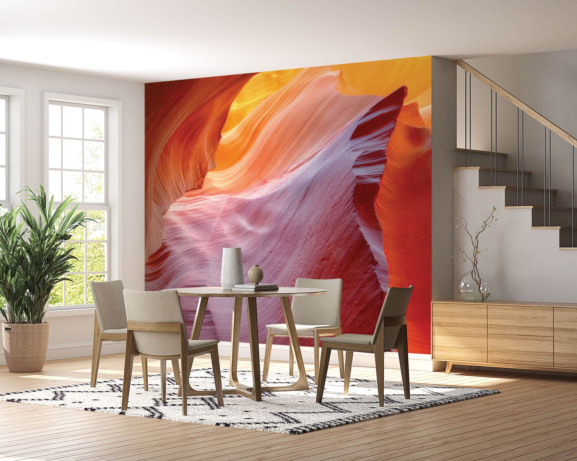 Zandsteen in Antelope Slot Canyon - LW00107 Fotobehang